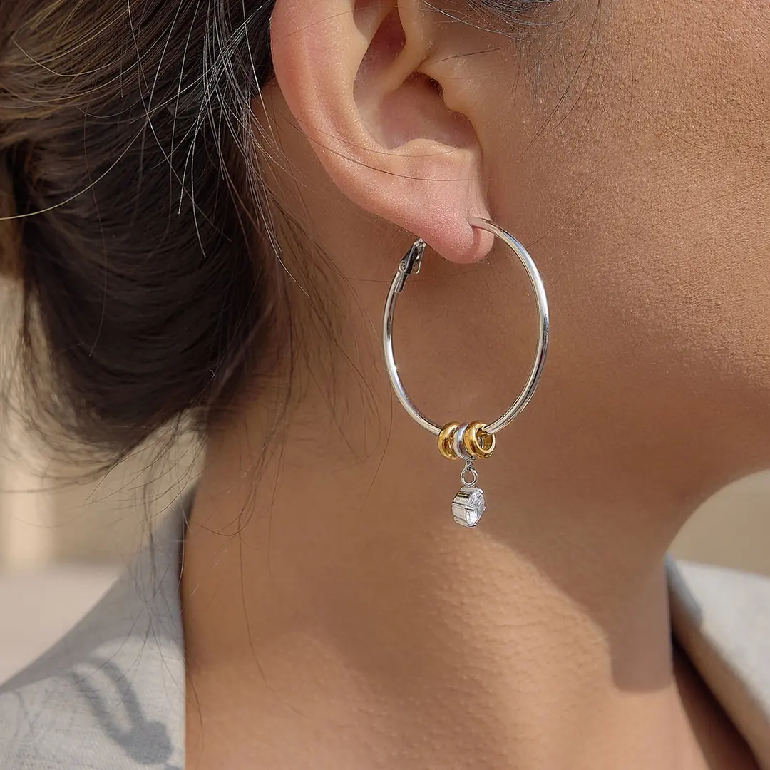Cerchiel Earring | Çelik Küpe 3