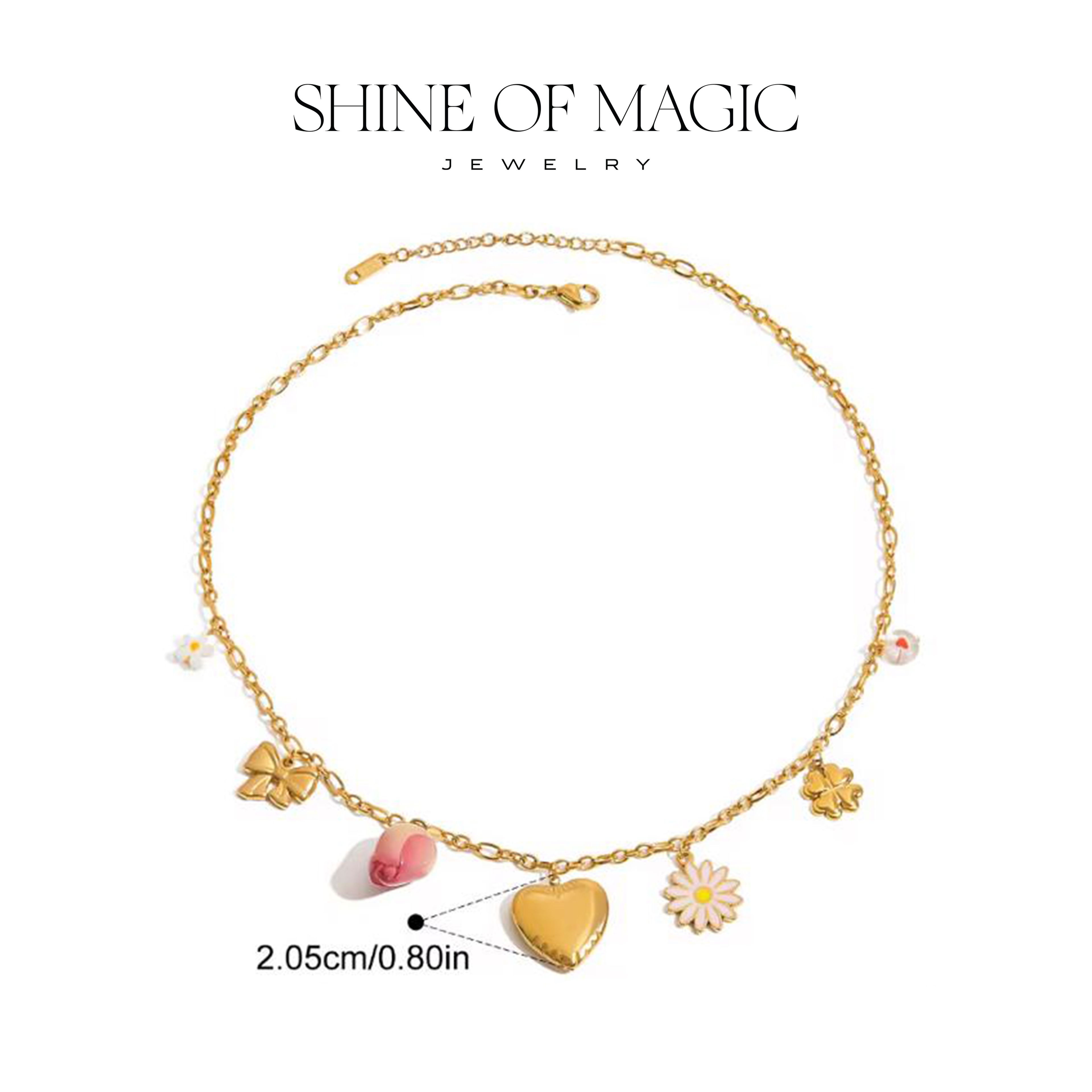 Fiorella Necklace | Çelik Kolye