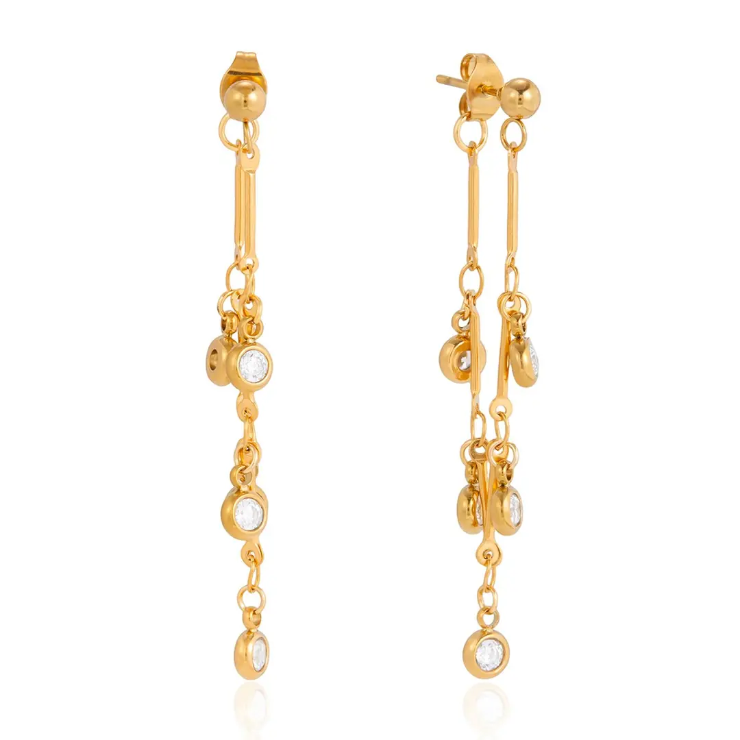 Pluvina Earring | Çelik Küpe