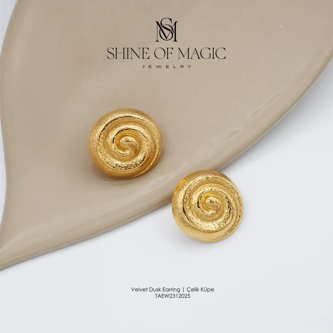 Velvet Dusk Earring | Çelik Küpe 1