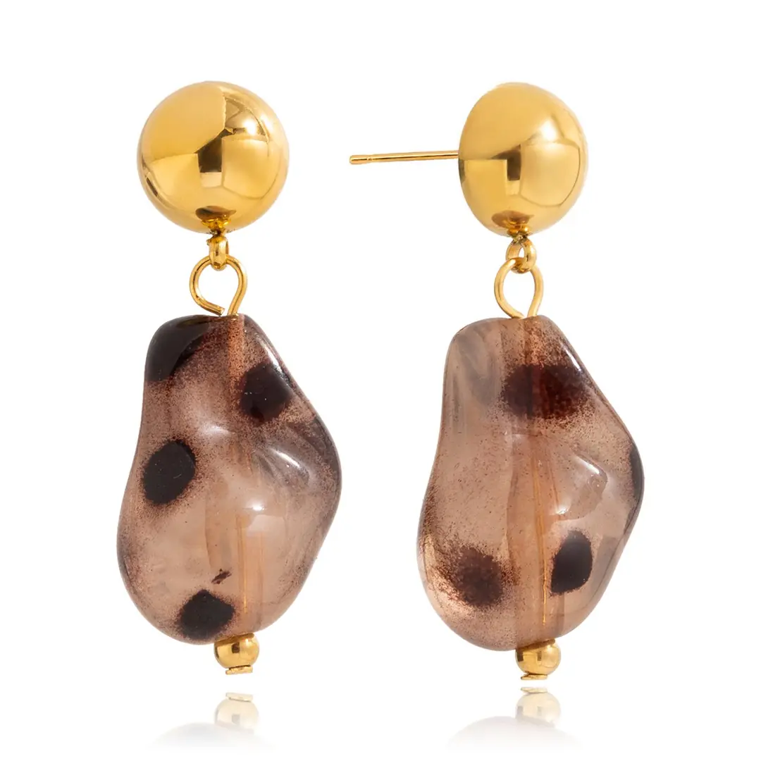 Macchiara Earring | Çelik Küpe