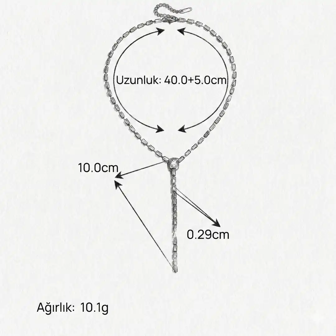 Valeris Necklace | Çelik Kolye 3