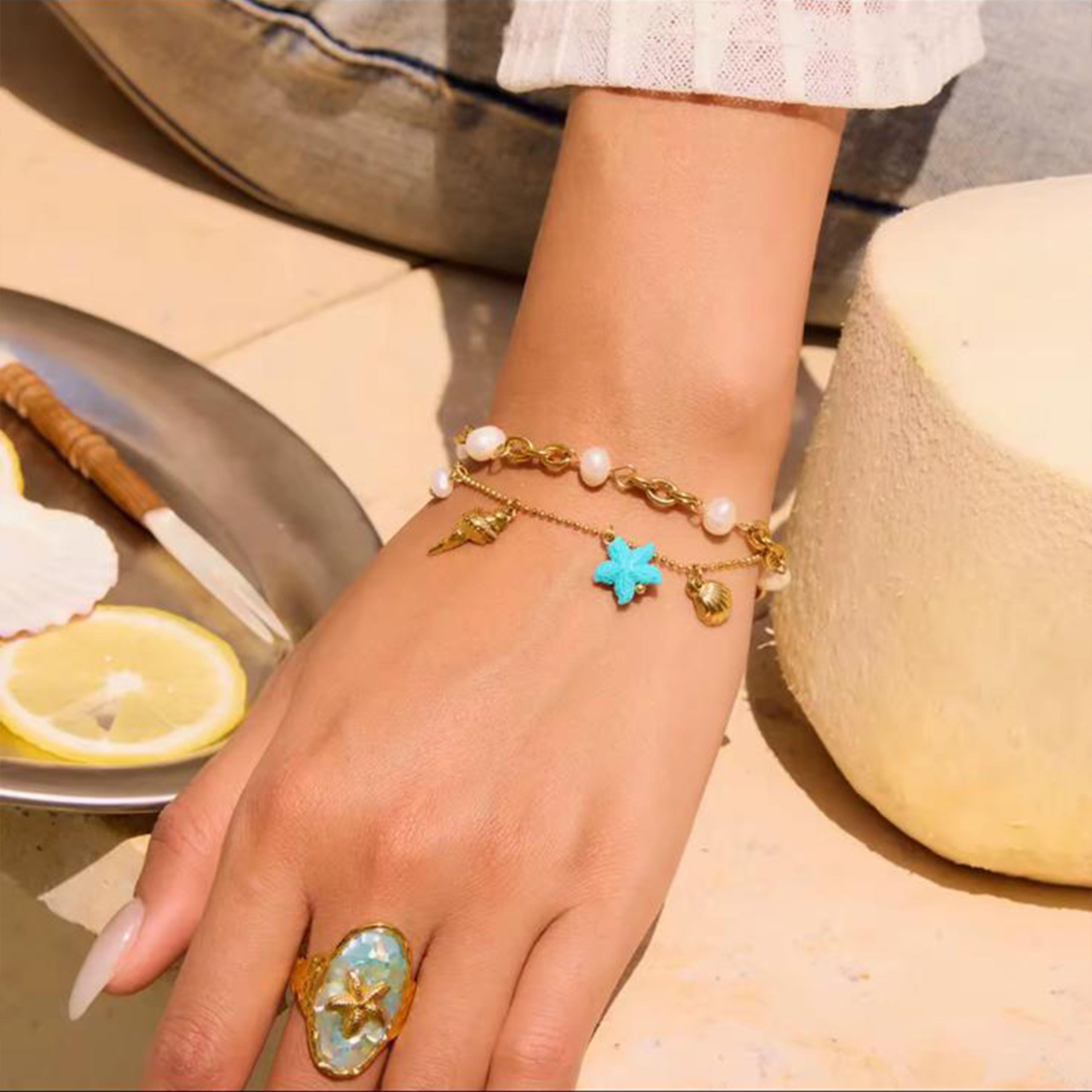 Asteria Ring | Çelik Yüzük
