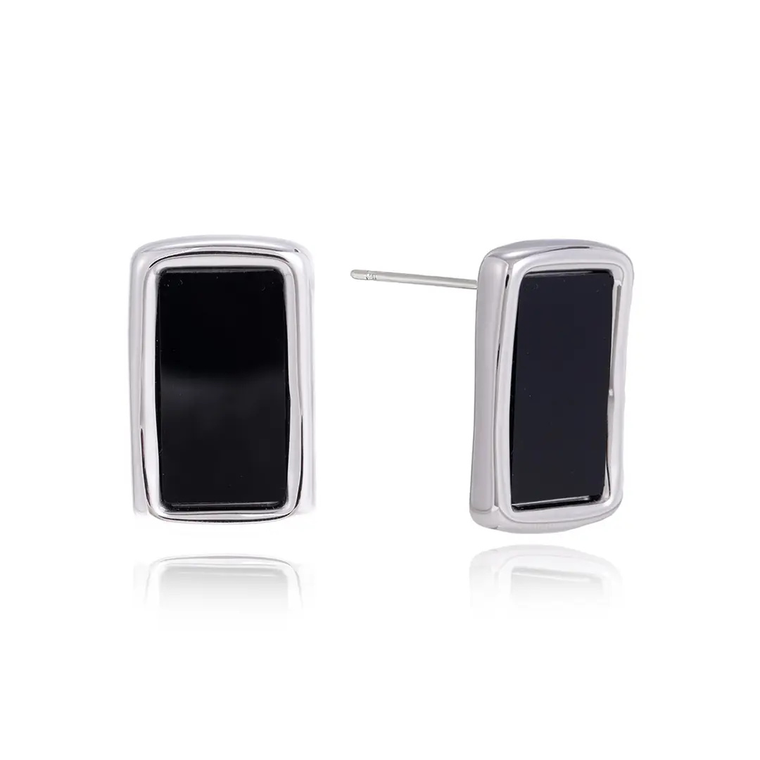 Obsidra Earring | Çelik Küpe