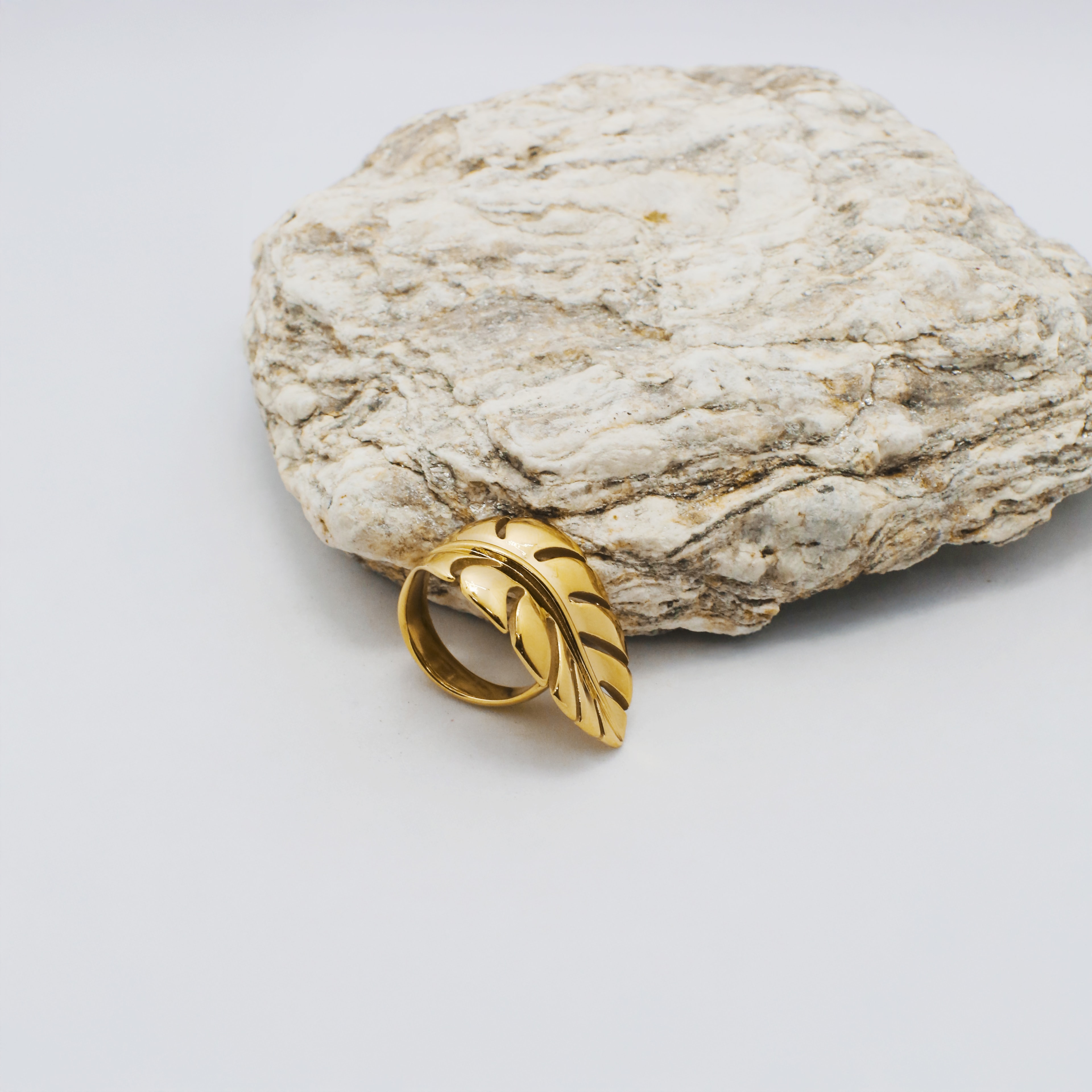 Folium Ring | Çelik Yüzük