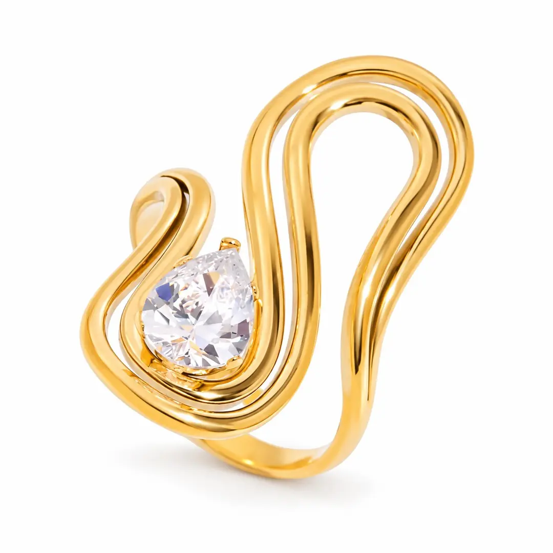 Meandra Ring | Çelik Yüzük