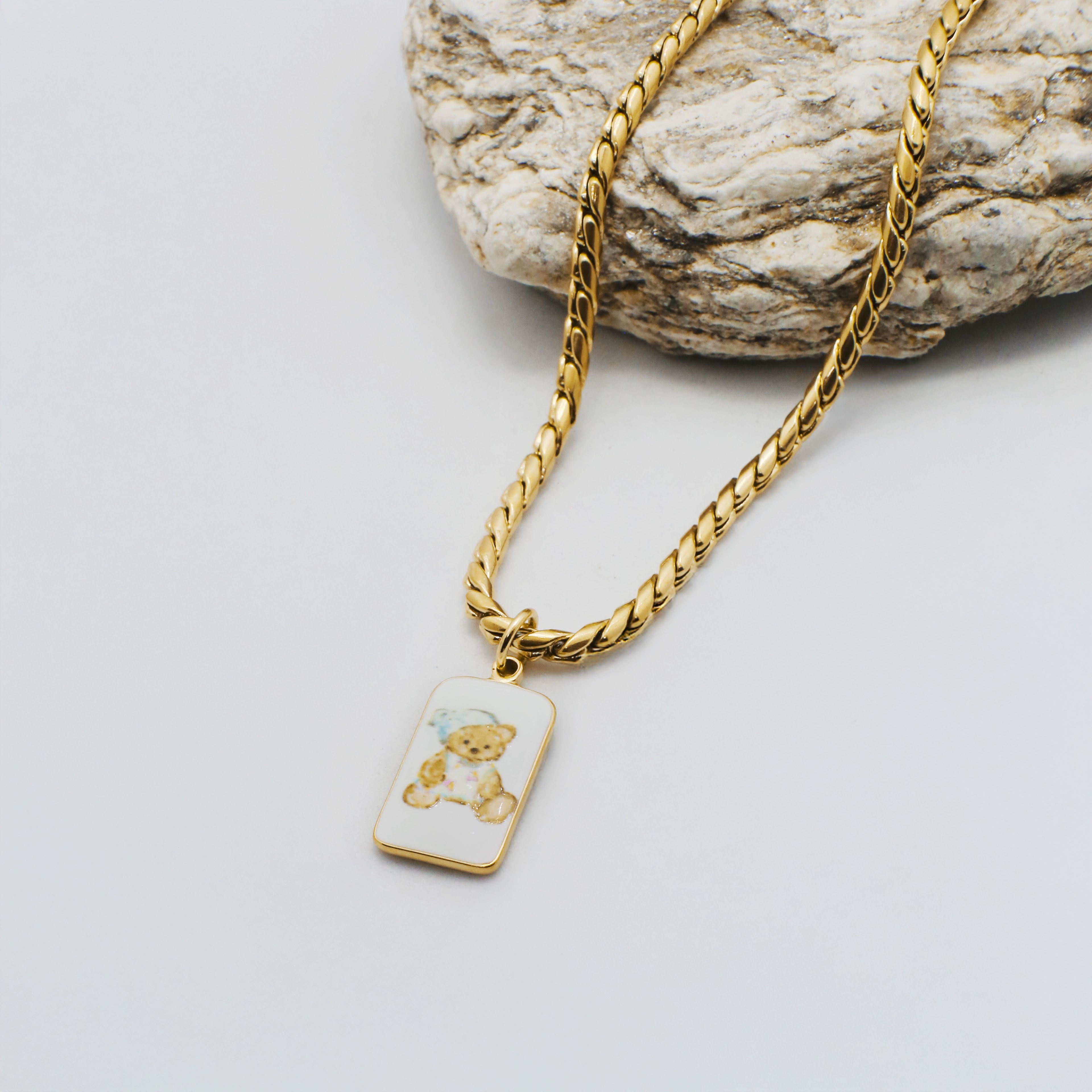 Teddia Necklace | Çelik Kolye