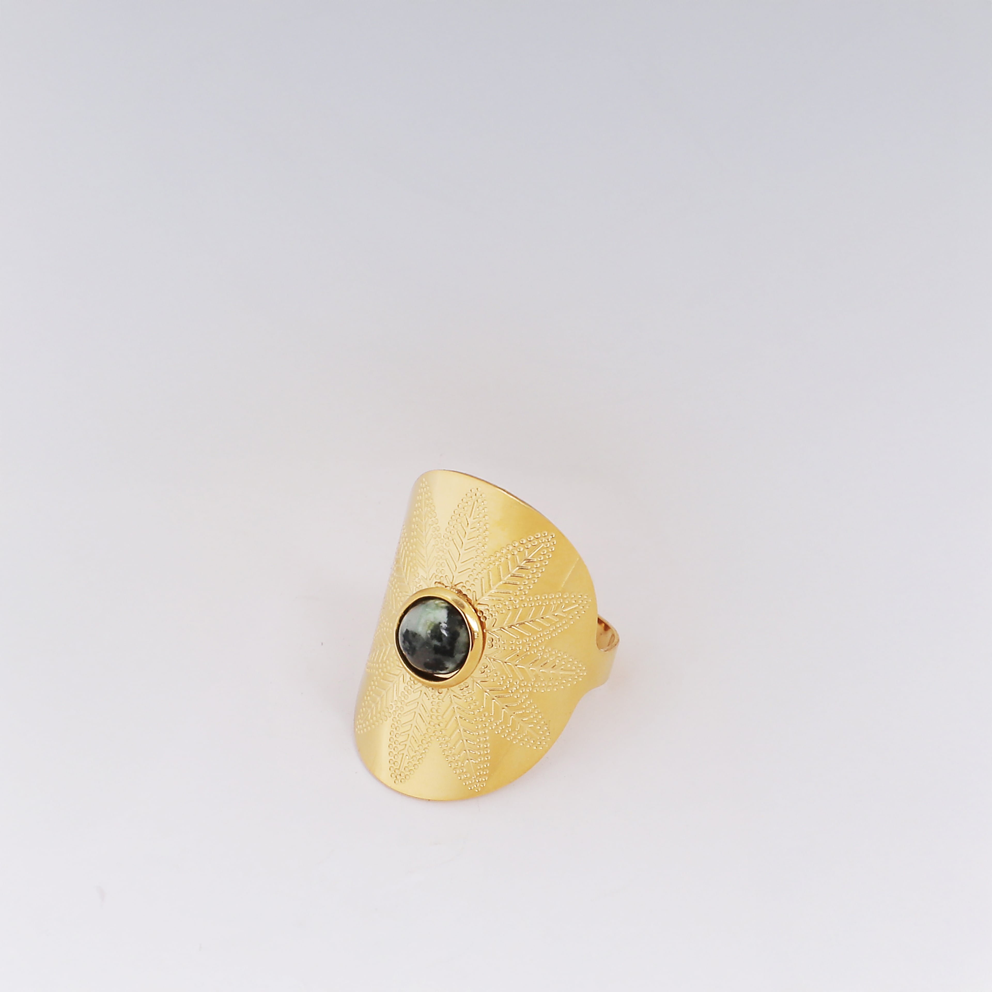 Aurone Ring | Çelik Yüzük