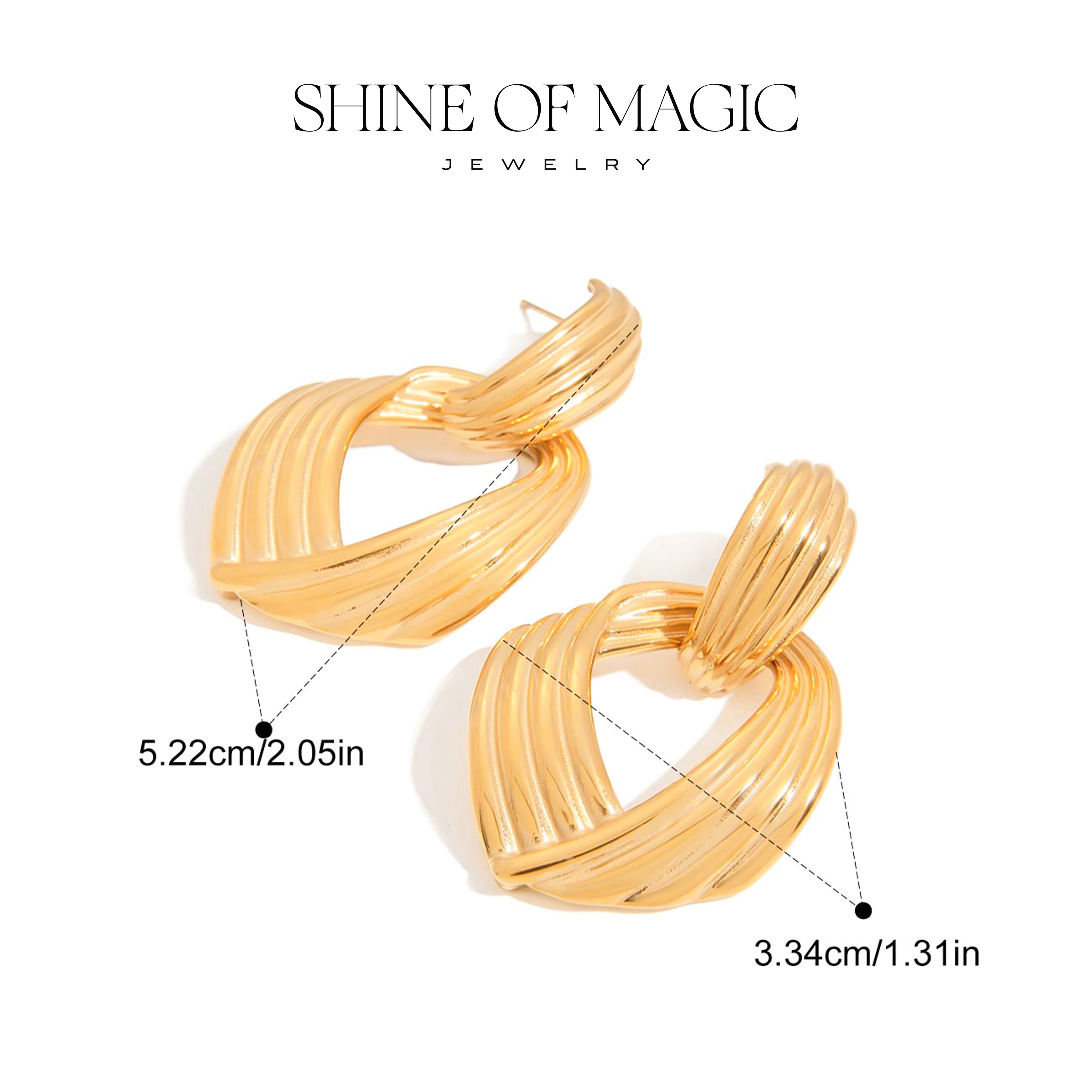 Serena Earring | Çelik Küpe
