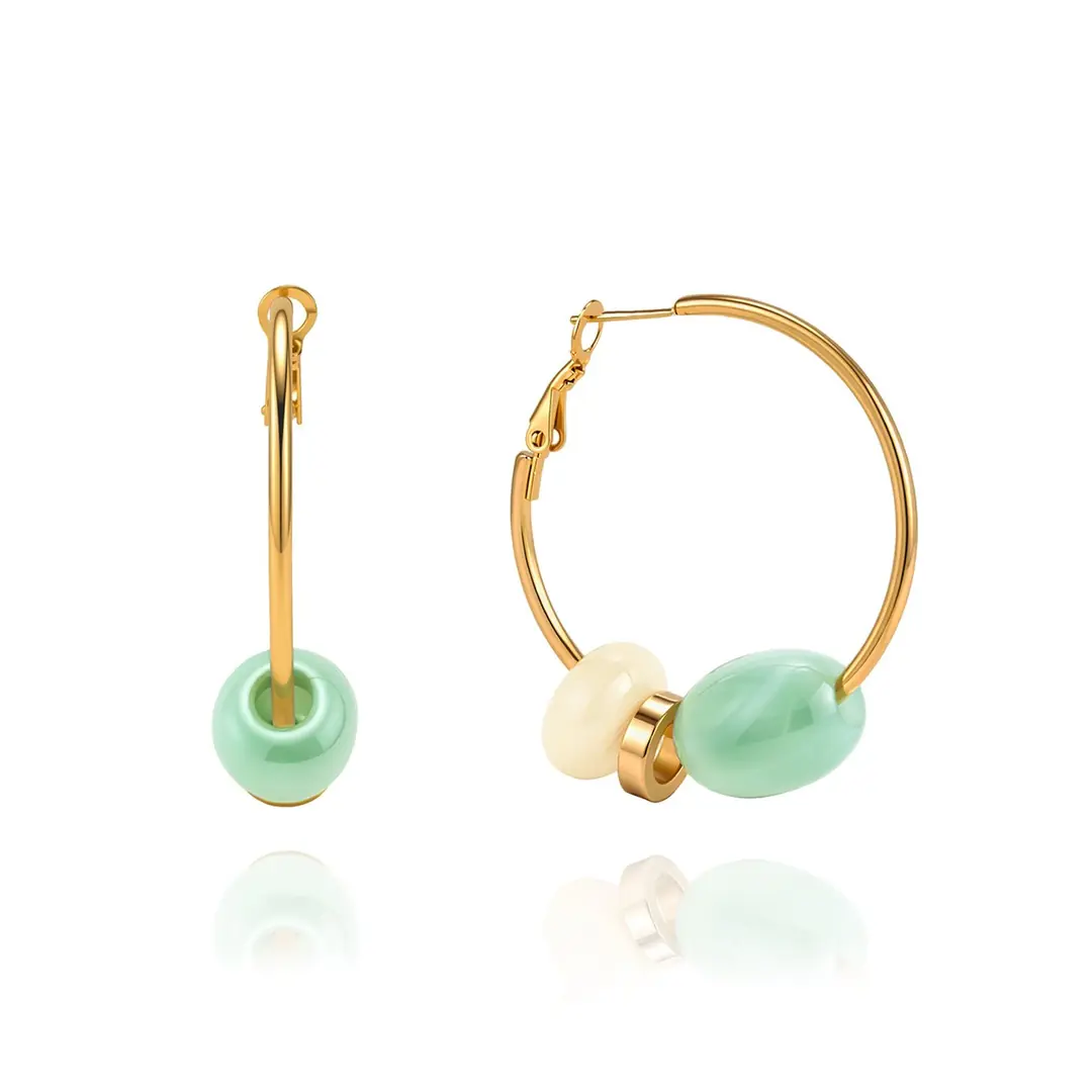 Mentara Earring | Çelik Küpe