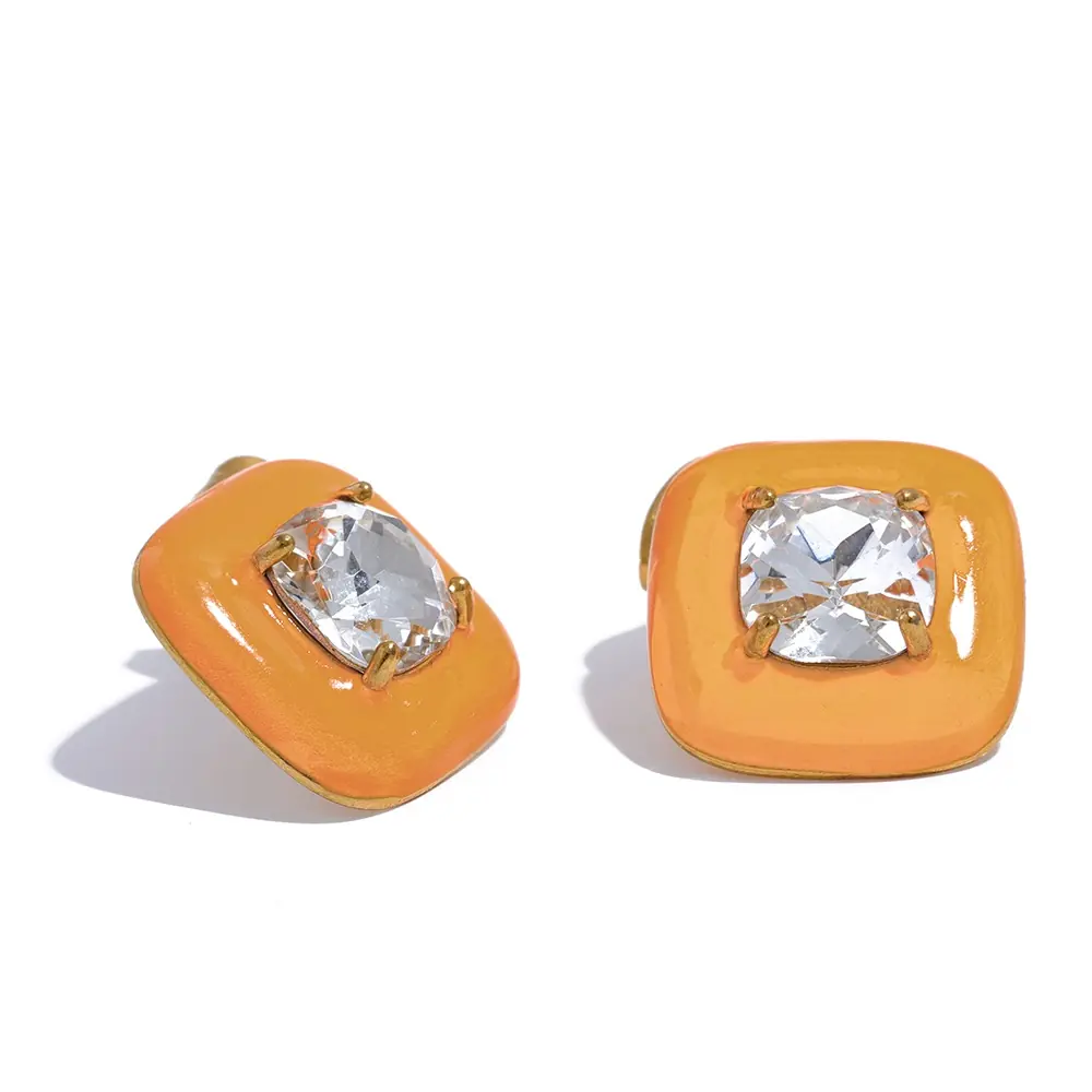 Tanjora Earring | Çelik Küpe