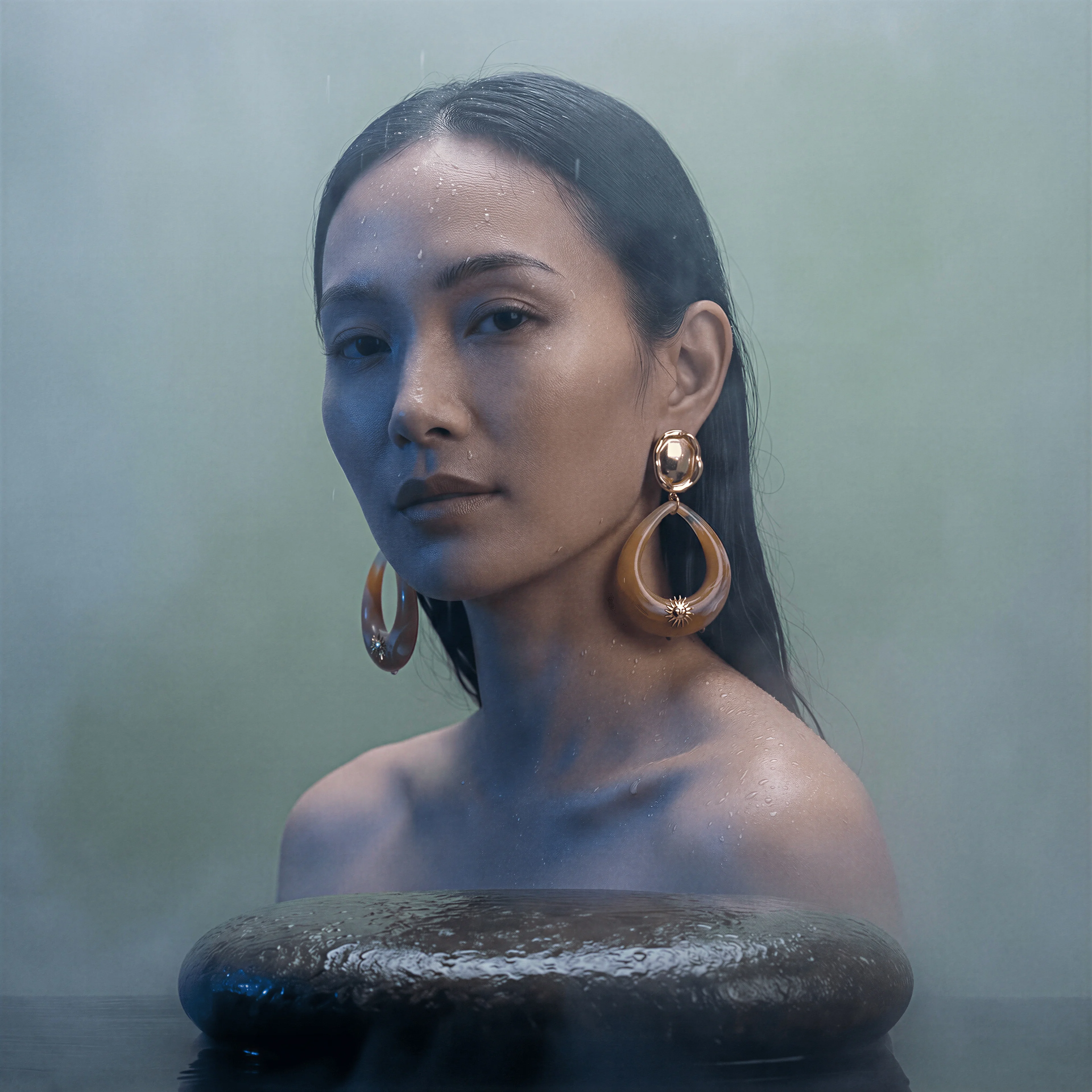 Solarya Earring | Çelik Küpe