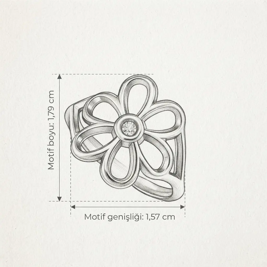 Zinnelle Ring | Çelik Yüzük 8