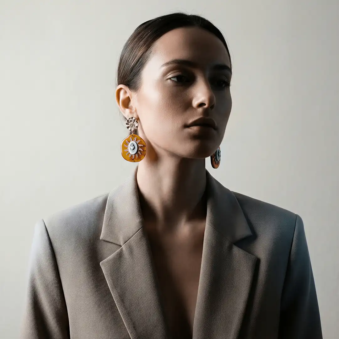 Auristen Earring | Reçine Küpe 2