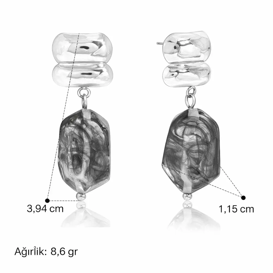 Duskwen Earring | Çelik Küpe 4
