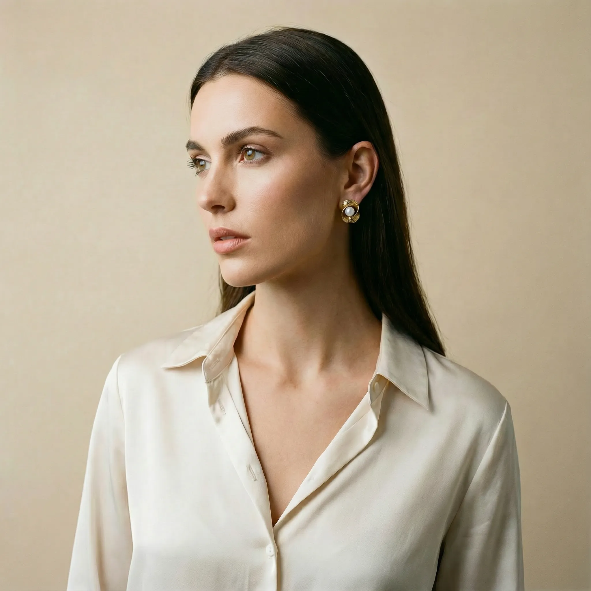 Luxoria Earring | Çelik Küpe