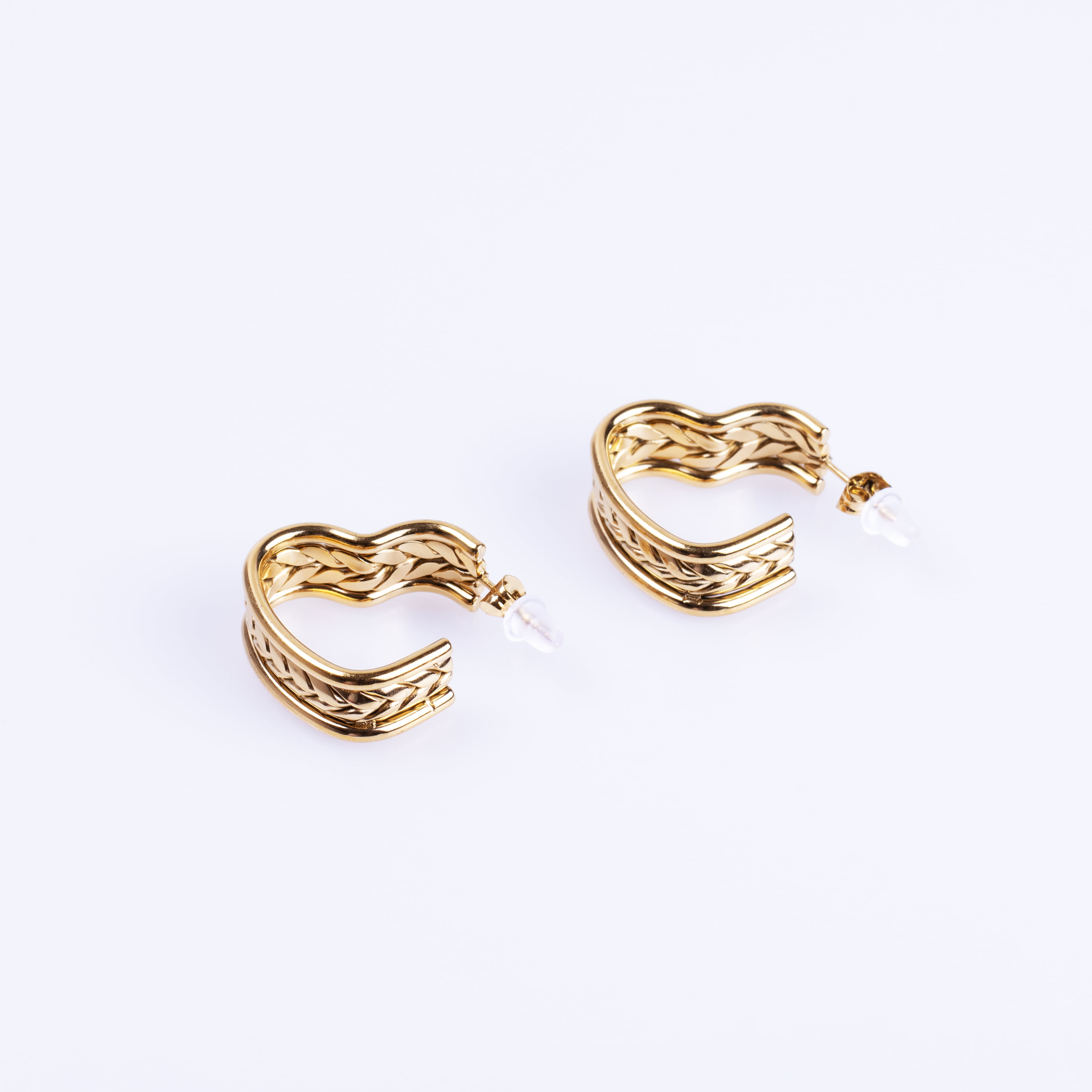 Vigos Earring | Çelik Küpe