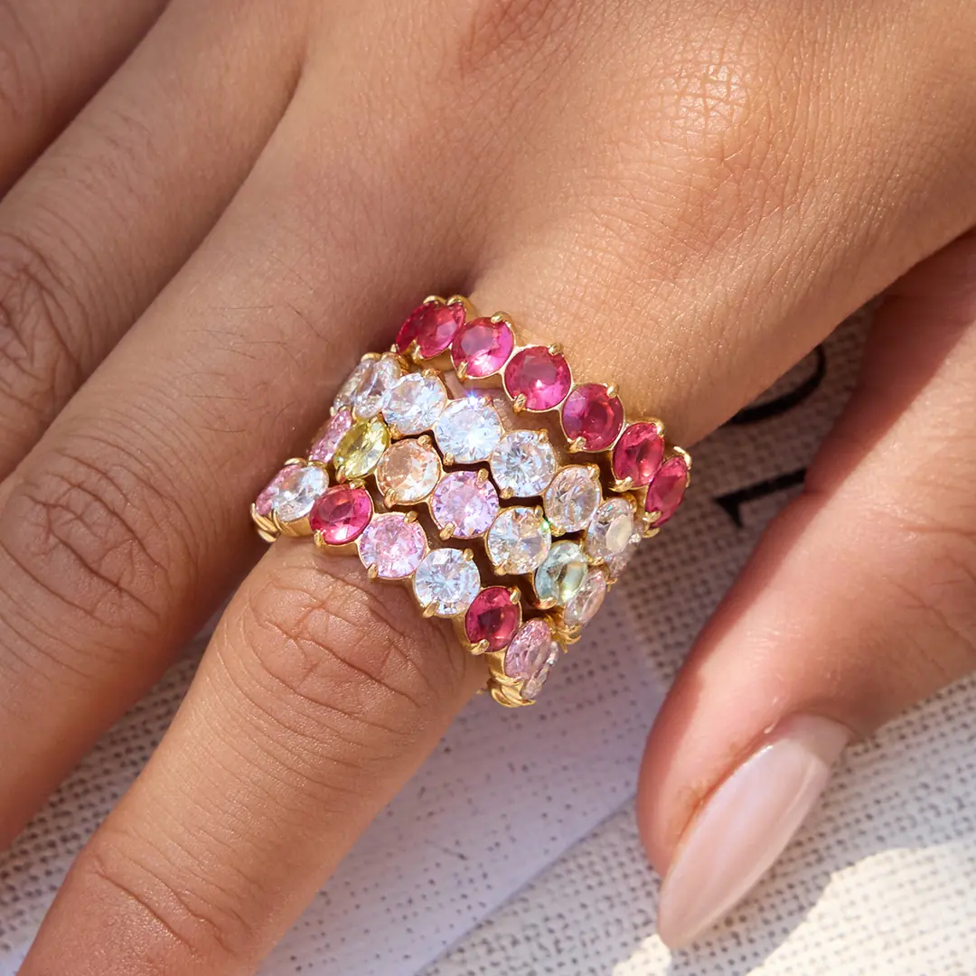 Perpetua Rose Ring | Çelik Yüzük 2
