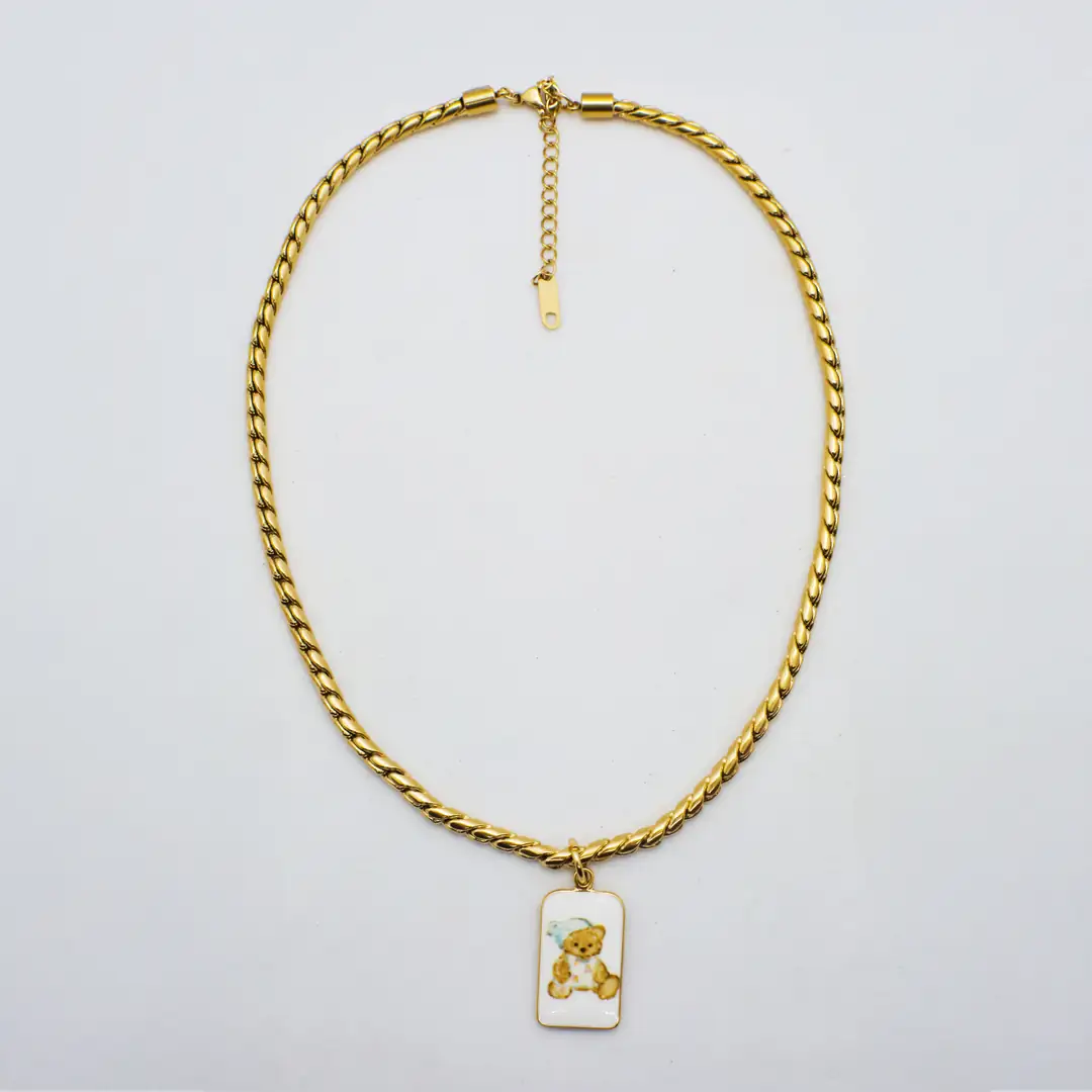 Teddia Necklace | Çelik Kolye