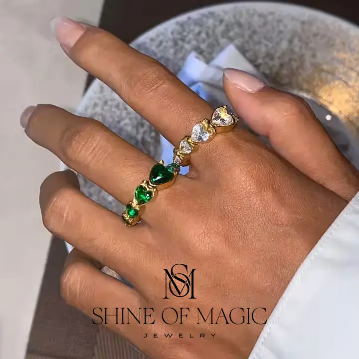 HeartGlow Ring | Çelik Yüzük 2