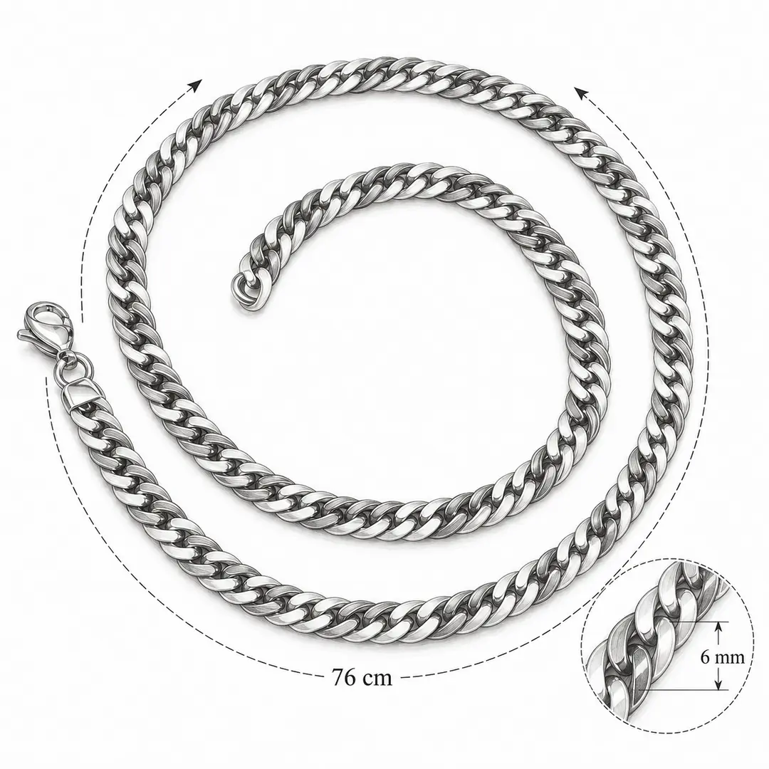 Duorin Necklace | Erkek Çelik Kolye 3