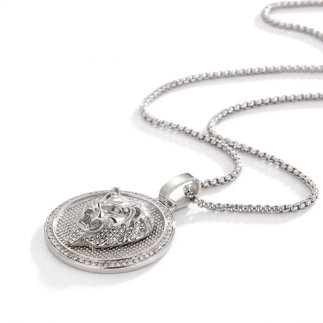 Medrion Necklace | Erkek Çelik Kolye 2