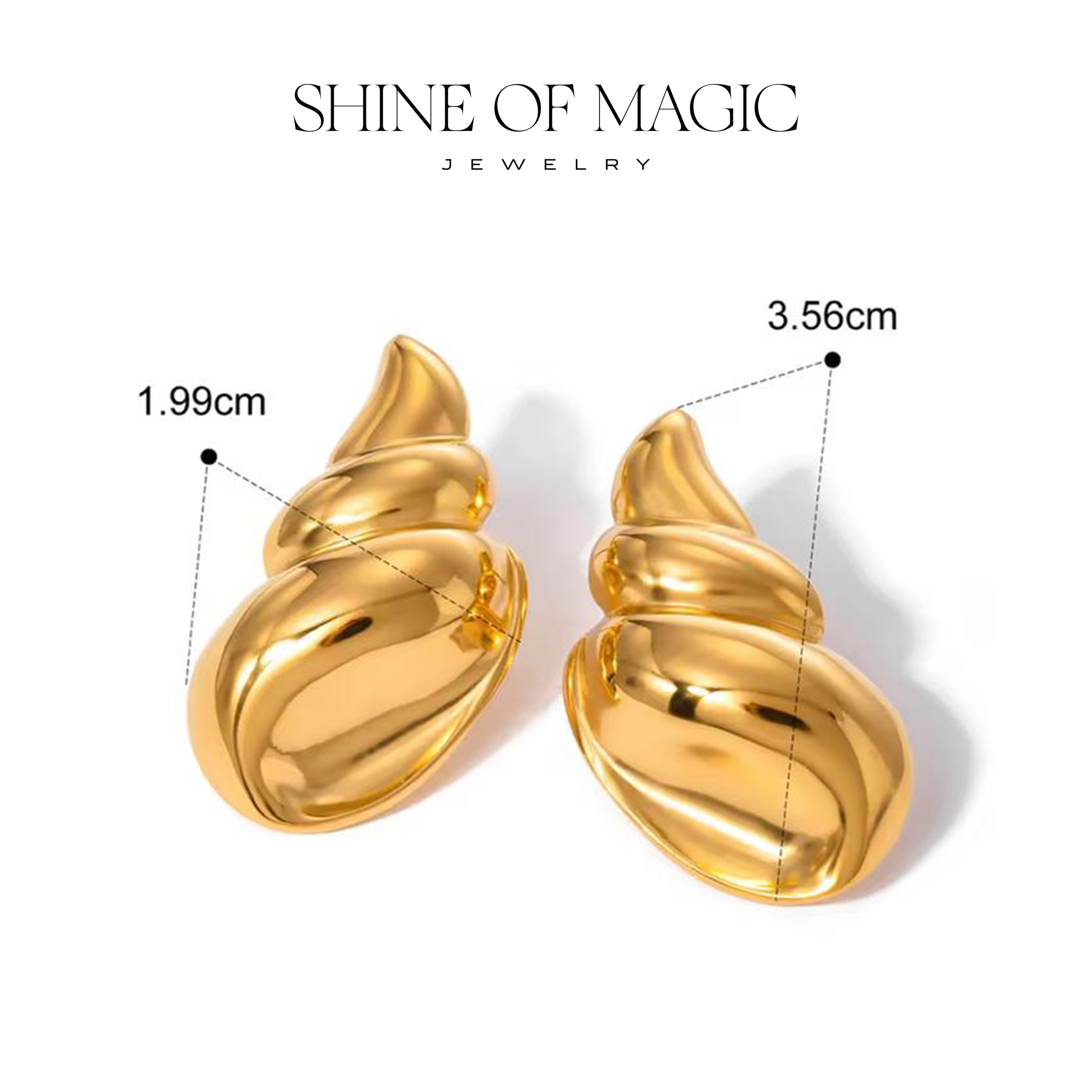 Golve Earring | Çelik Küpe