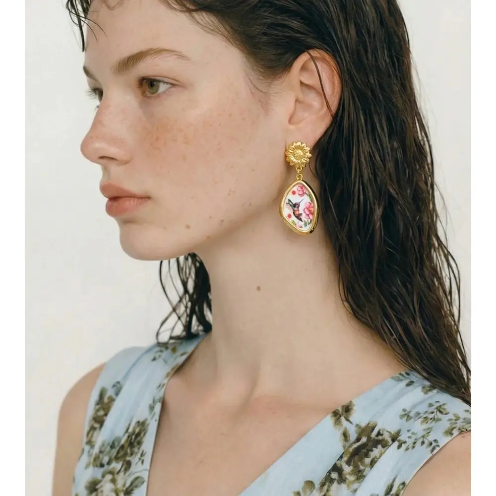 Umbrtine Earring | Çelik Küpe 2