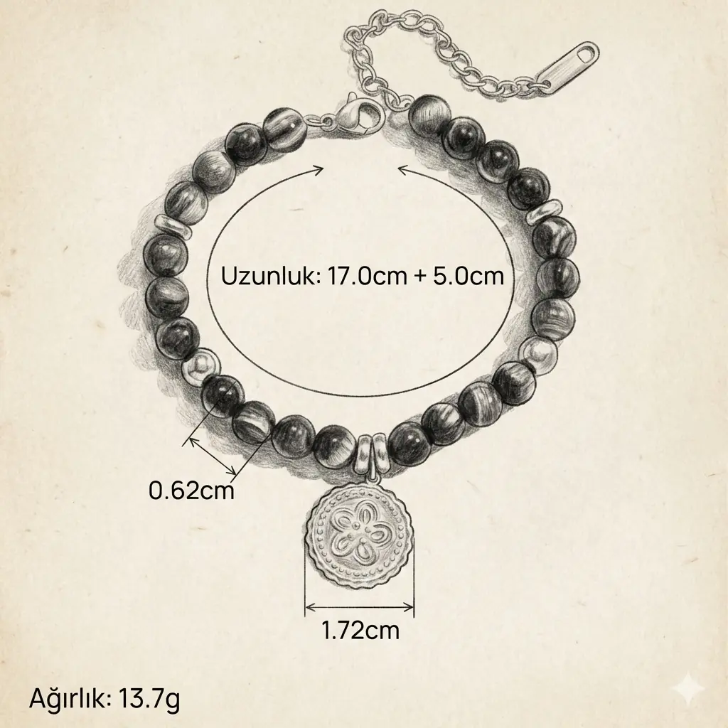 Tigris Bracelet | Doğal Taş Bileklik 3