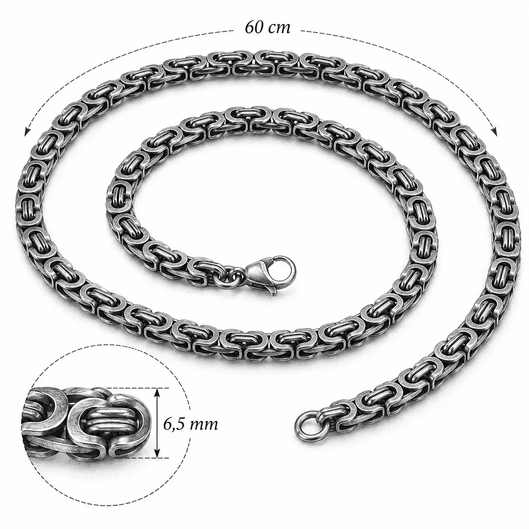 Brumvald Necklace | Erkek Çelik Kolye 3