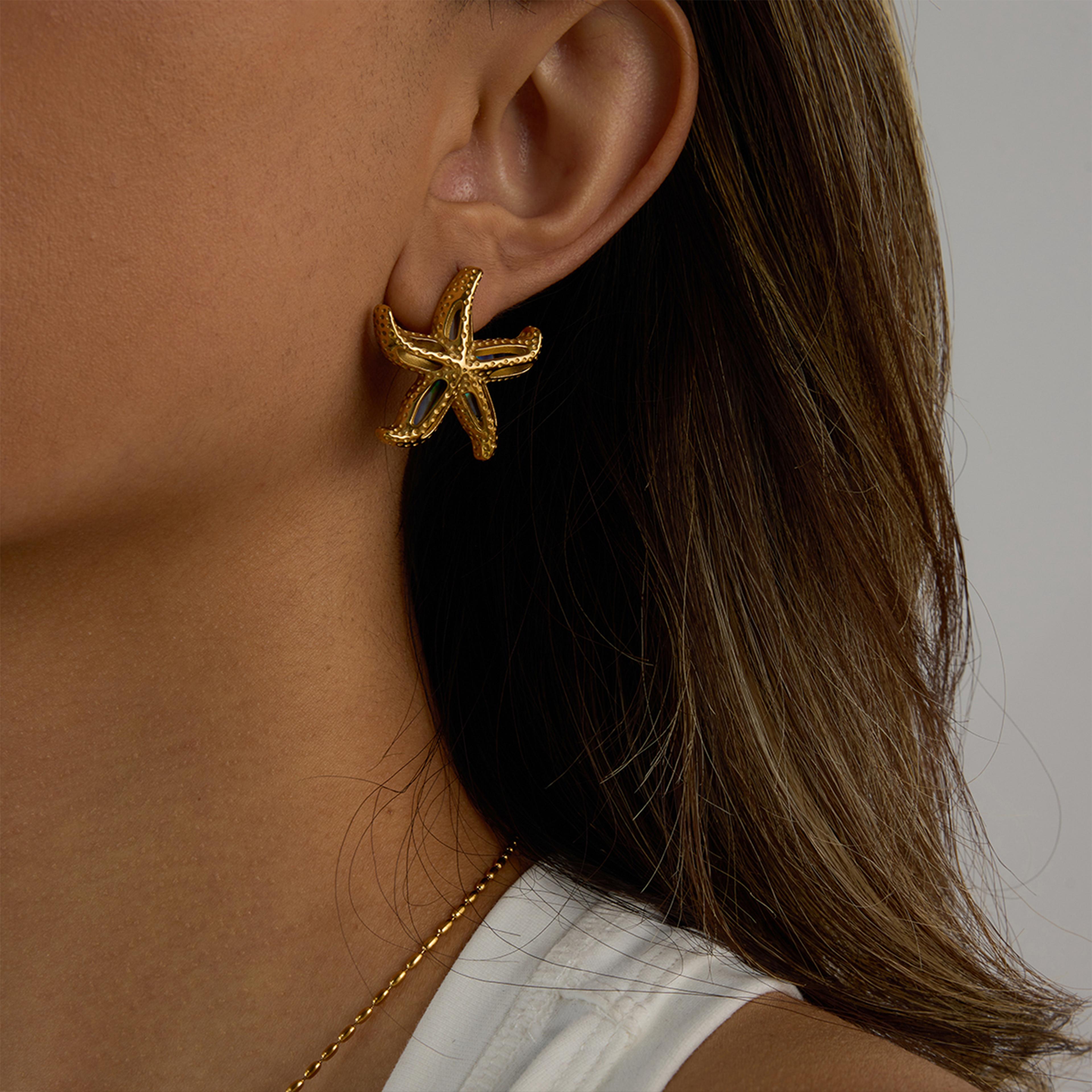 Dorada Earring | Çelik Küpe