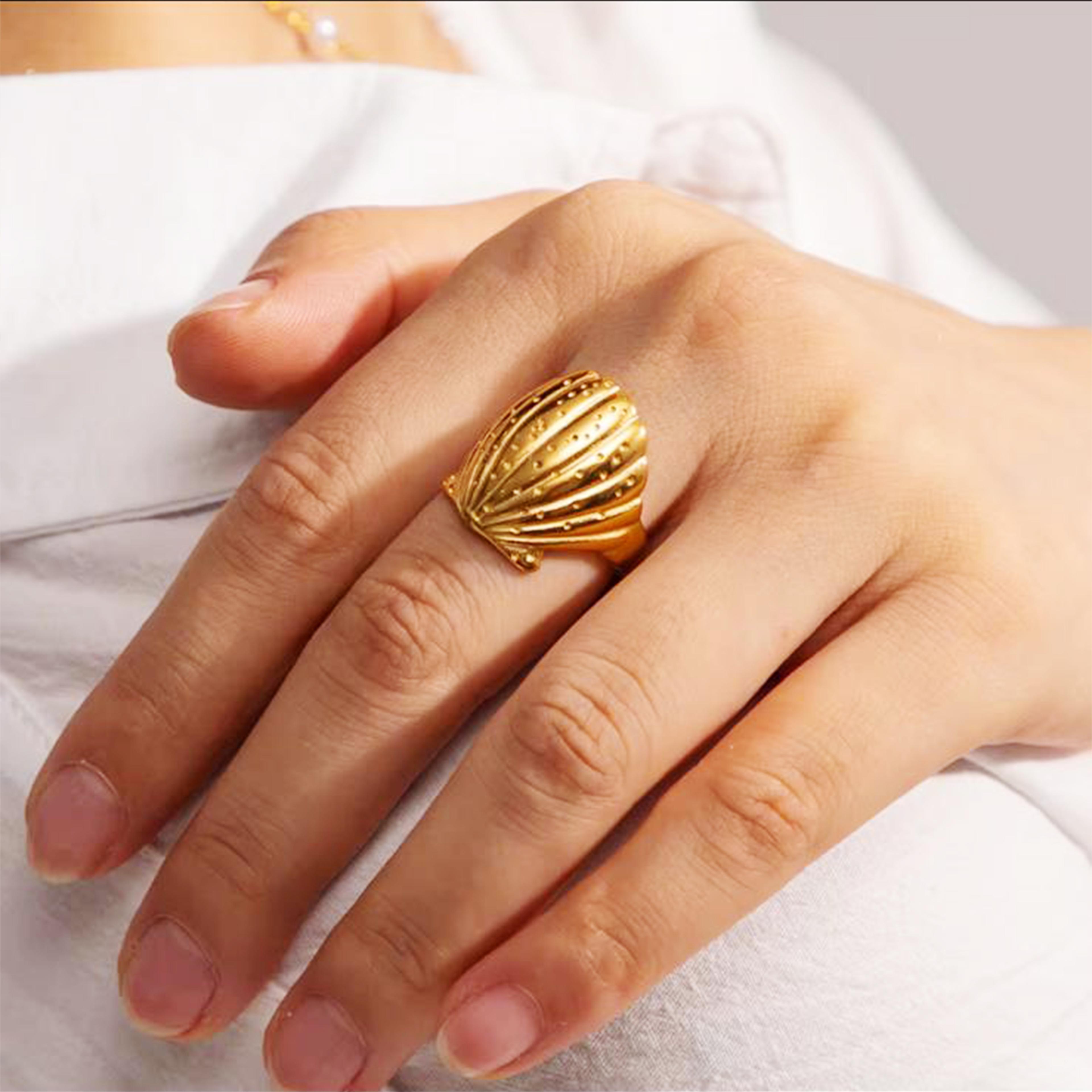 Concha Ring | Çelik Yüzük