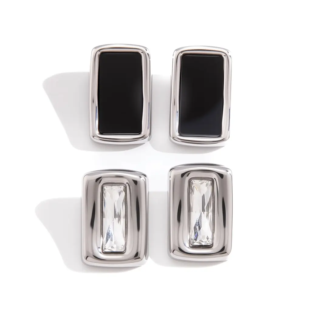 Obsidra Earring | Çelik Küpe 2