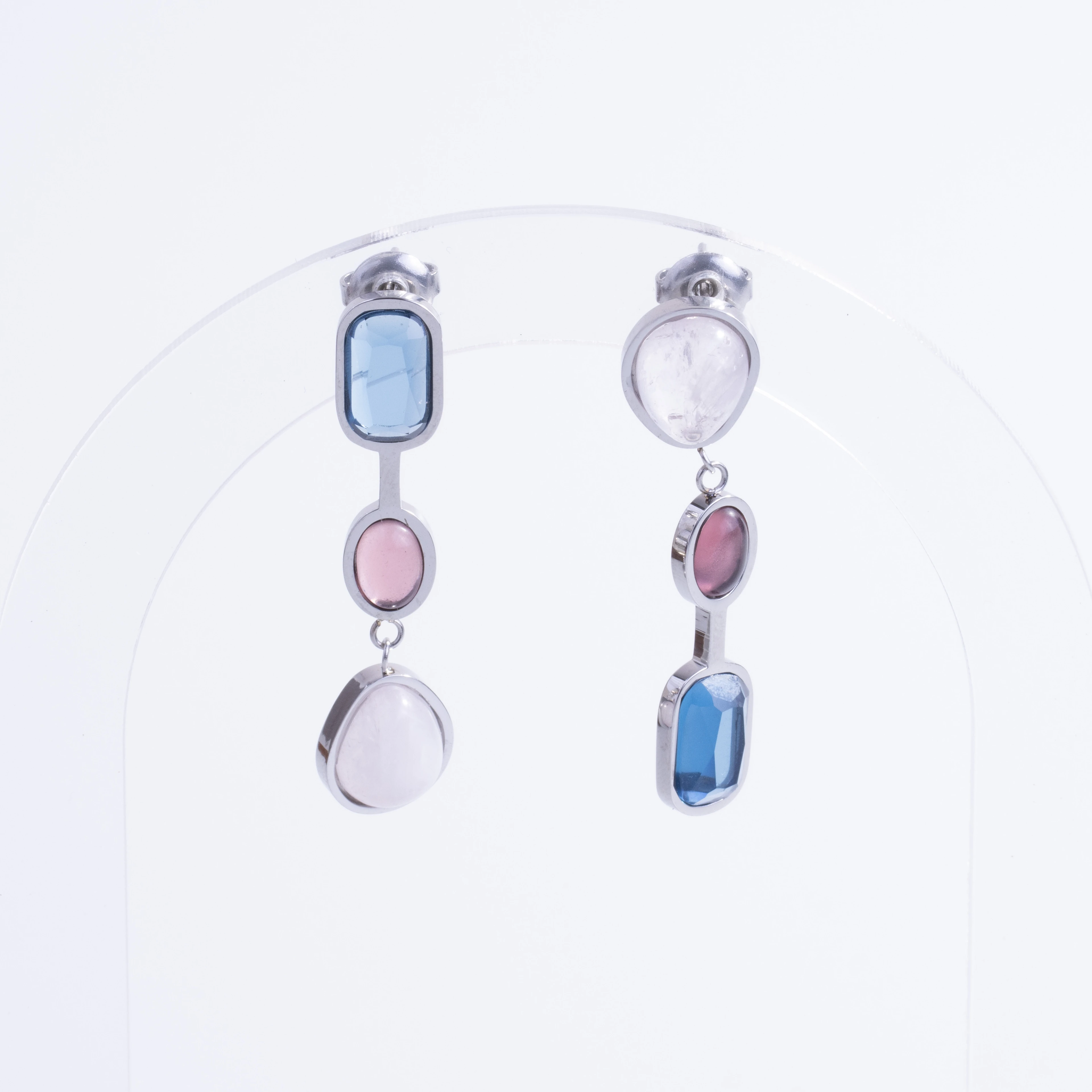 Lunova Earring | Çelik Küpe