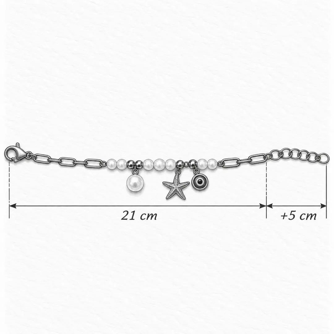 Perlamar Anklet | Çelik HalHal 3