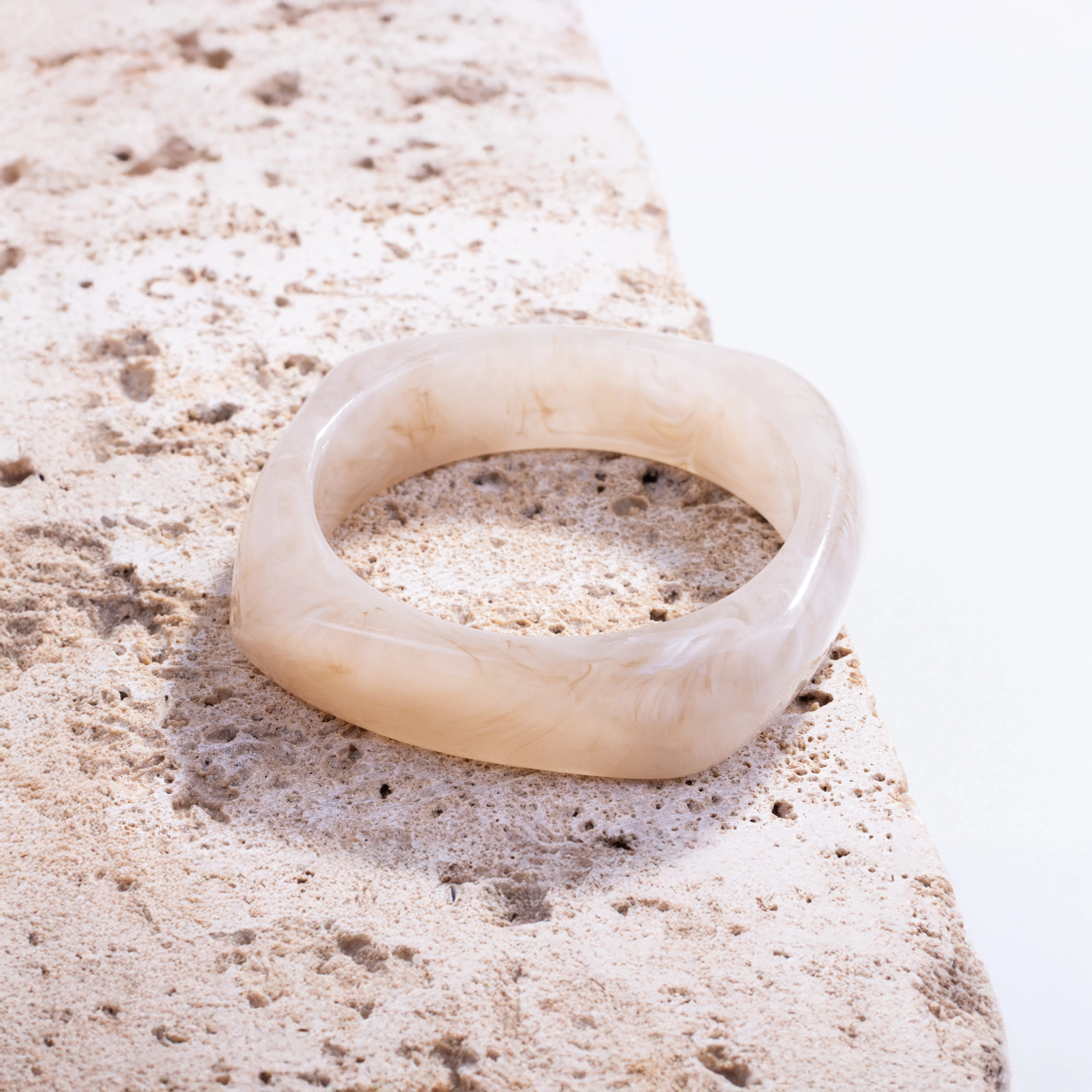 Cream Bangle | Bilezik