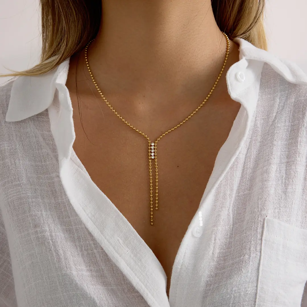 Lanrose Necklace | Çelik Kolye 2