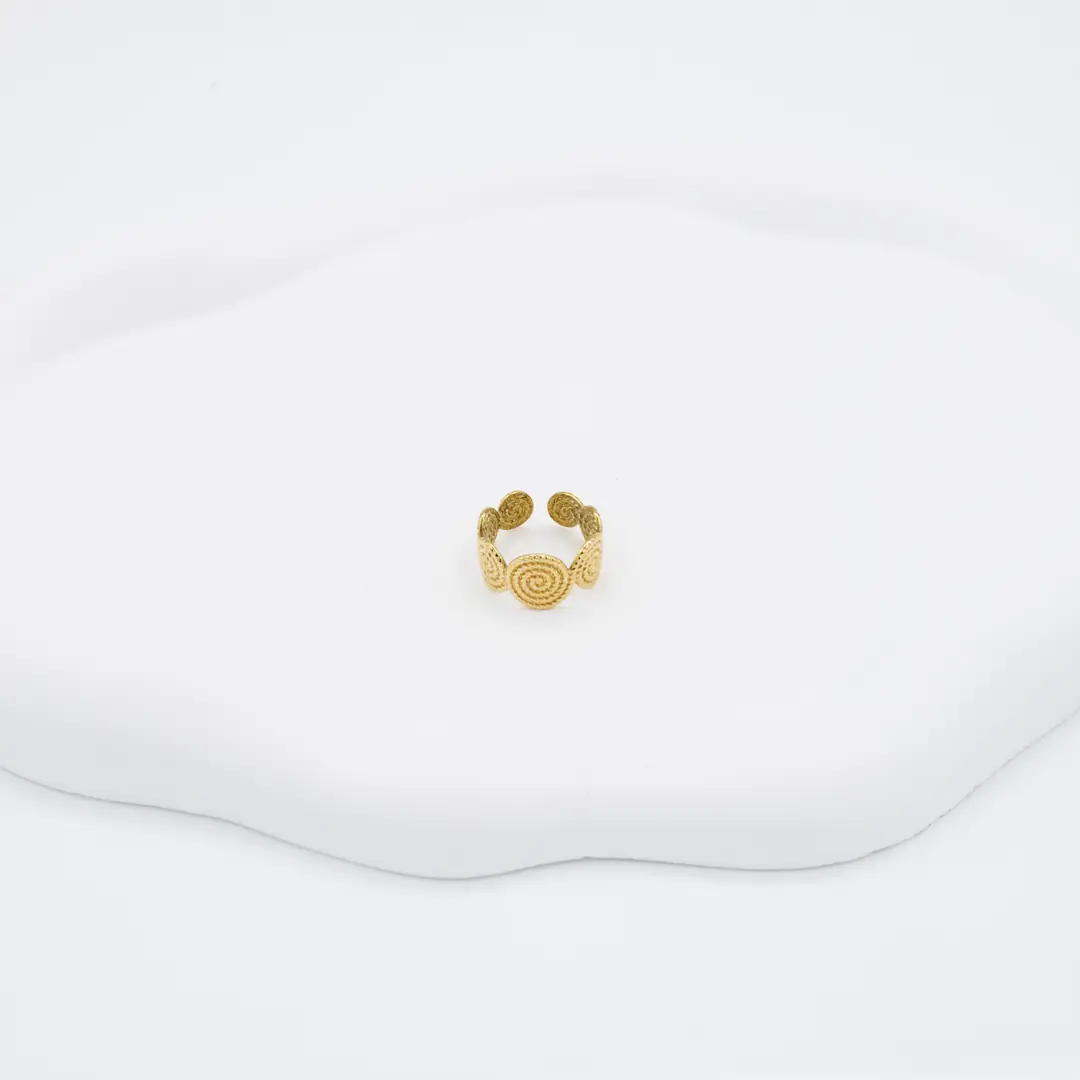 Spiraluxe Ring | Çelik Yüzük 2