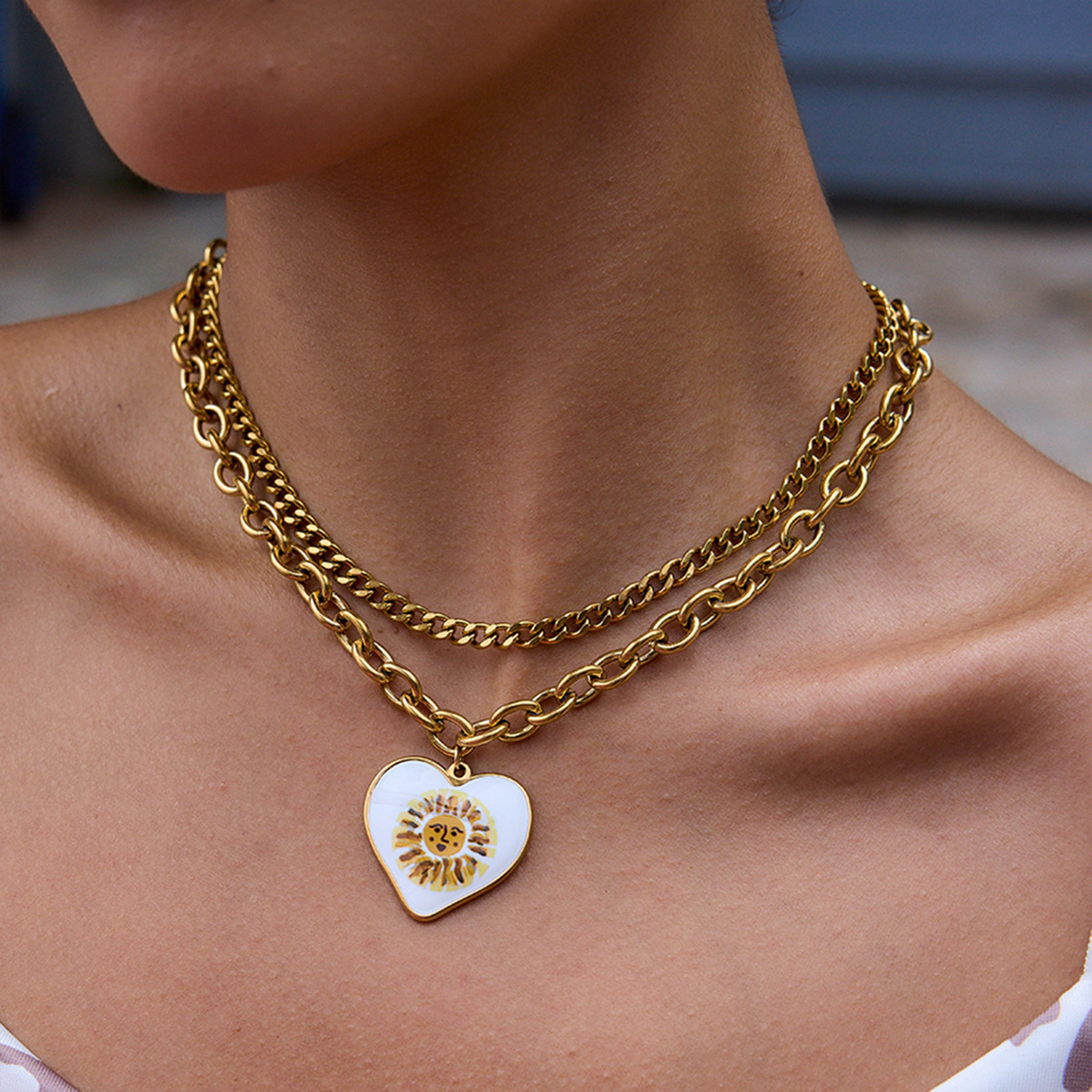  Suncea Necklace | Çelik Kolye