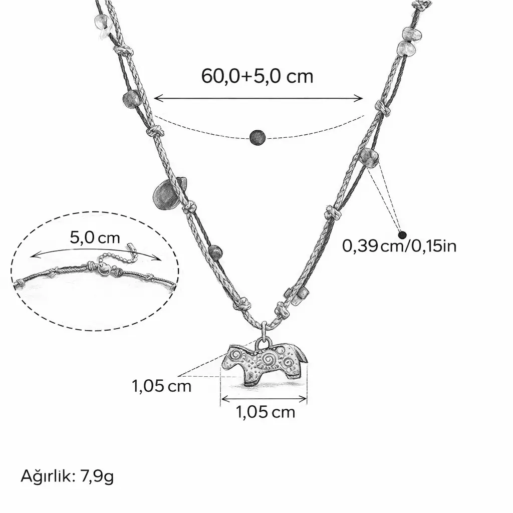 Talora Necklace | Çelik Kolye 6