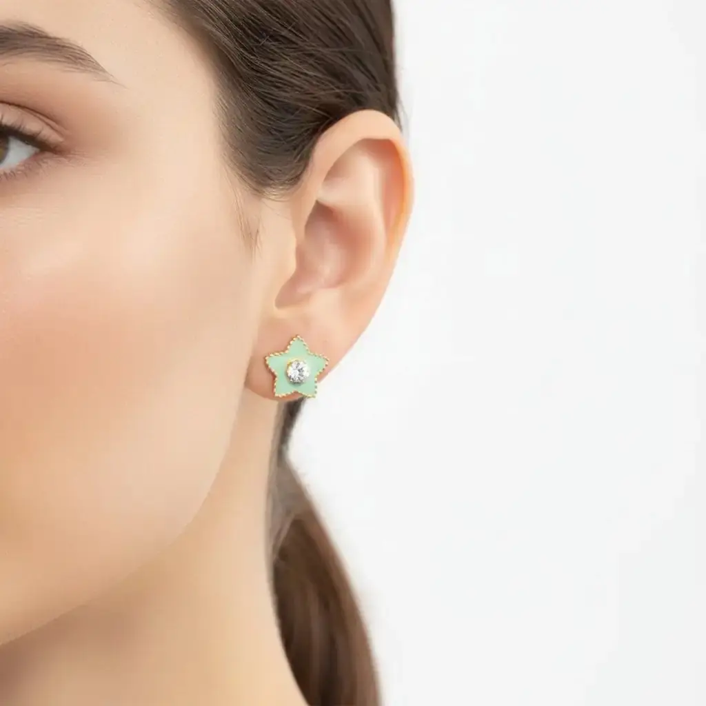 Celestia Earring | Çelik Küpe 2