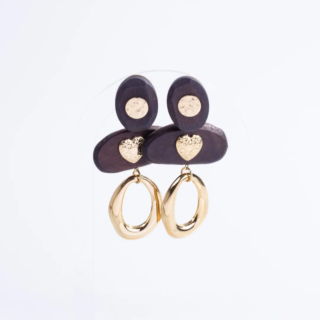 Sahara Earring | Ahşap Küpe 3