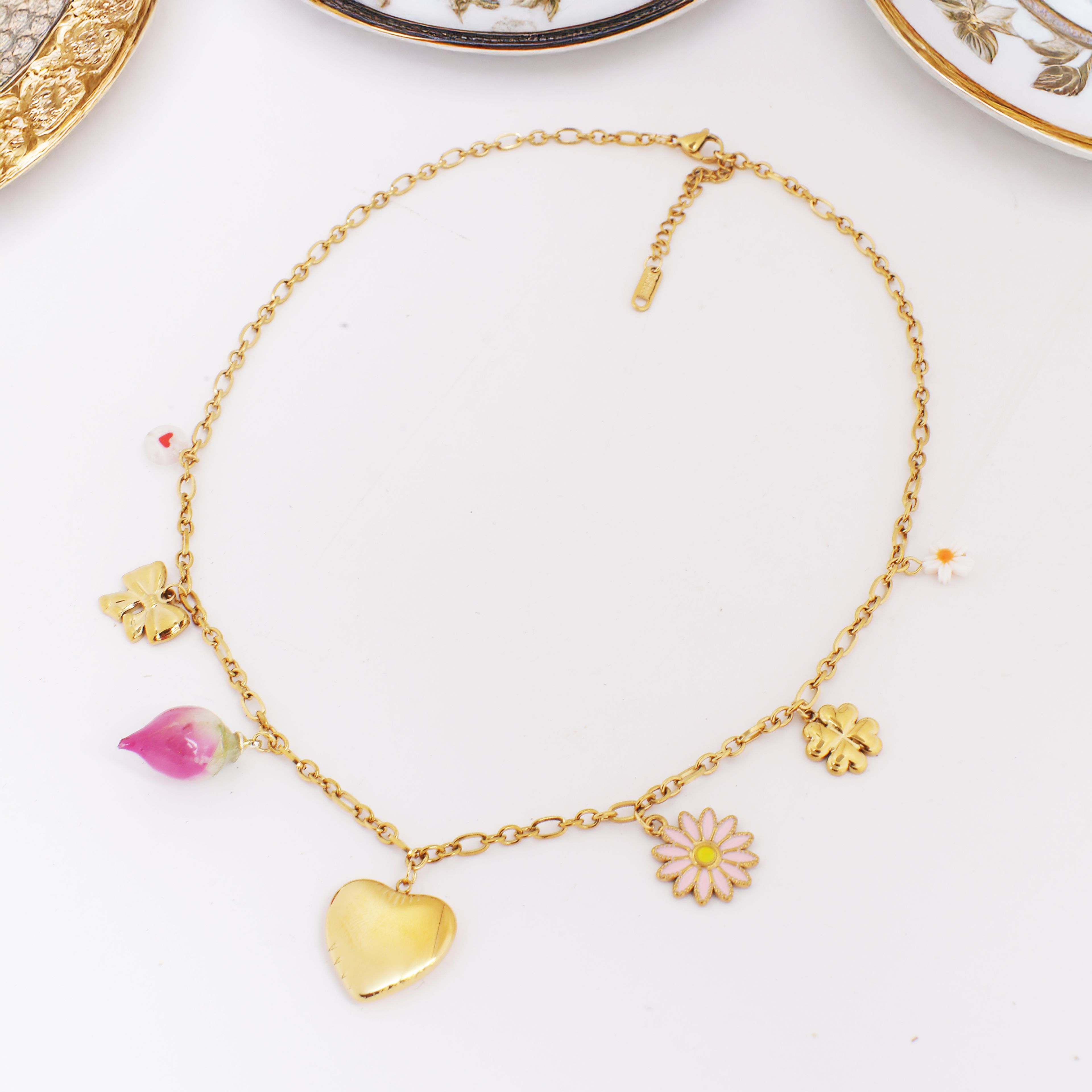 Fiorella Necklace | Çelik Kolye