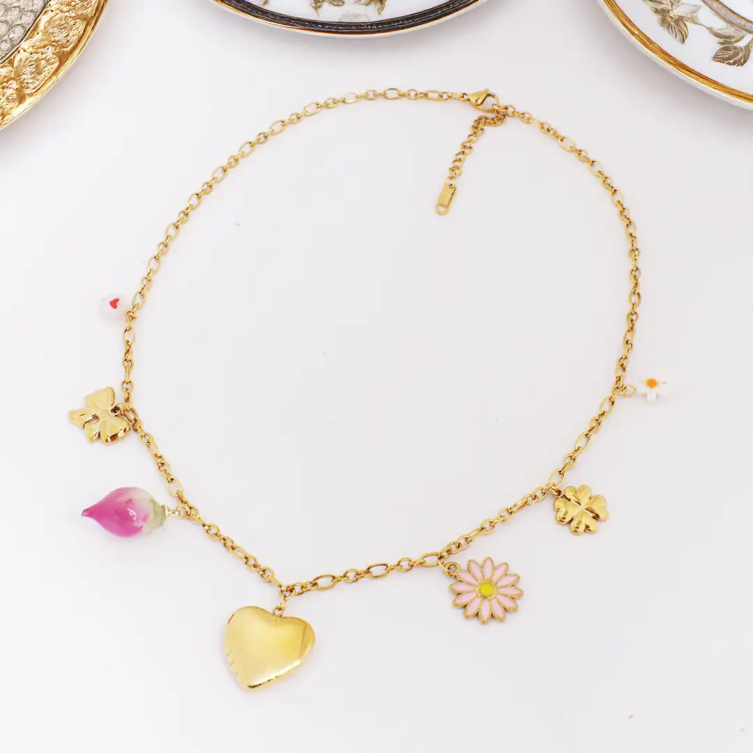 Fiorella Necklace | Çelik Kolye 1