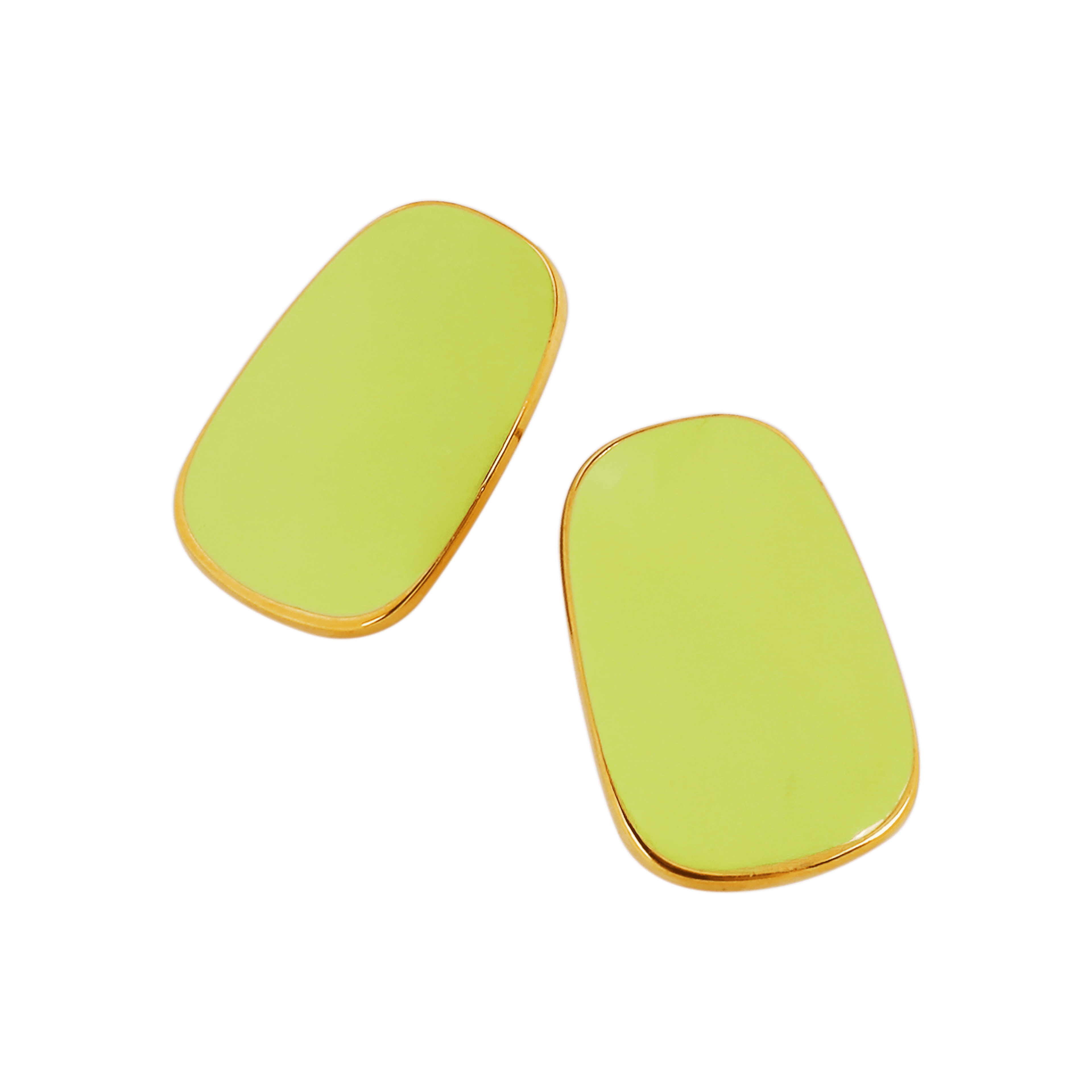 Green Aura Earring | Çelik Küpe