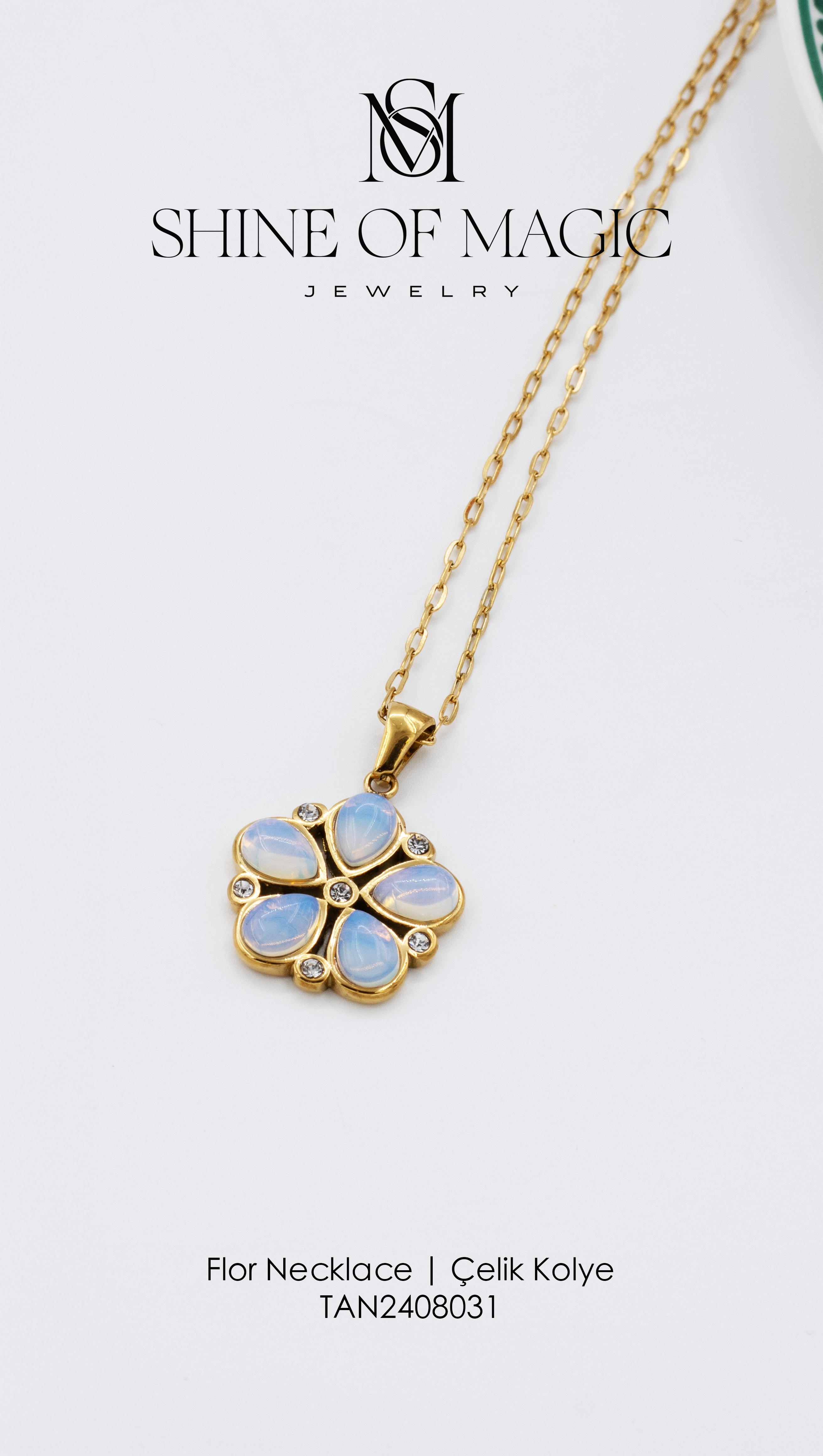 Flor Necklace | Çelik Kolye