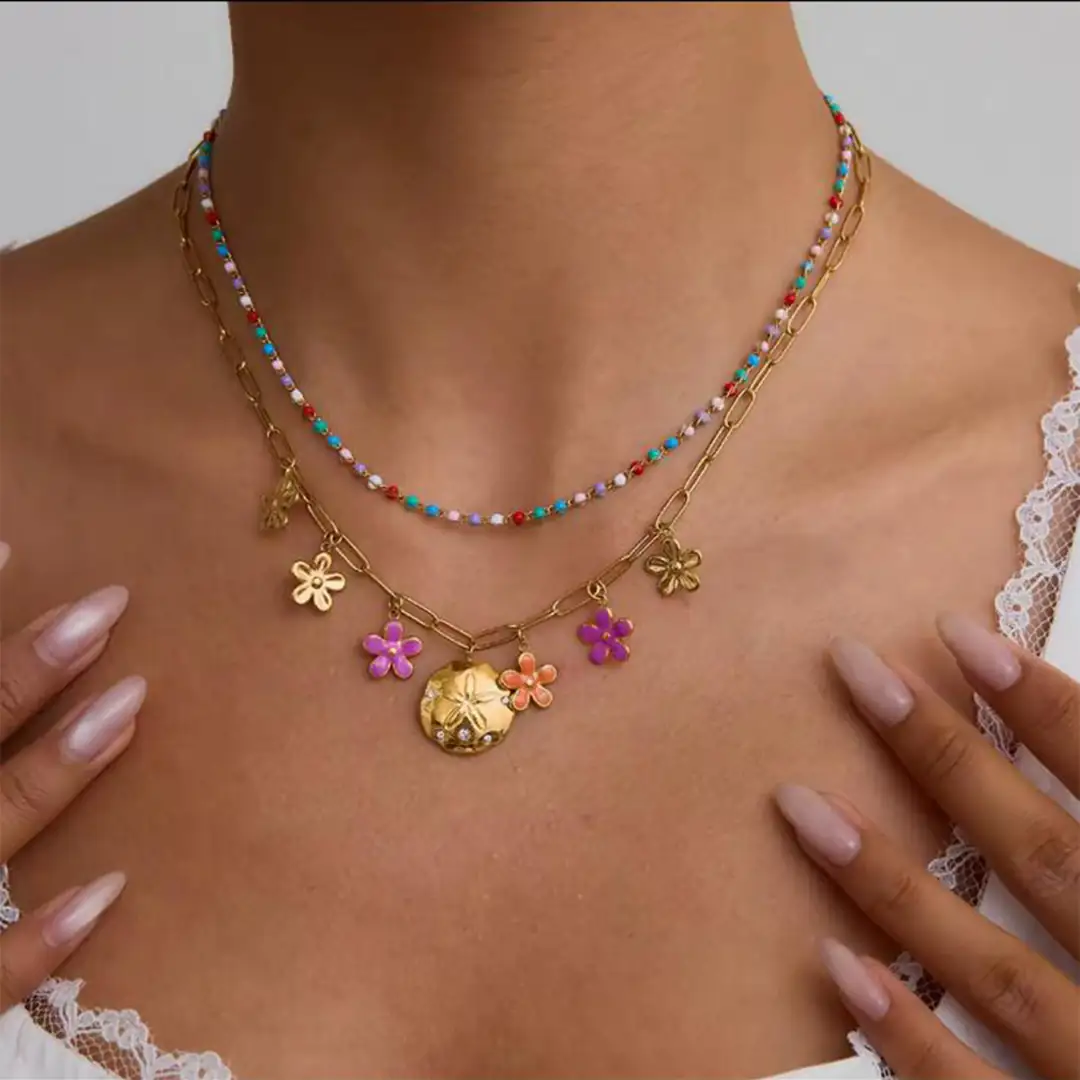 Floriana Necklace | Çelik Kolye 2
