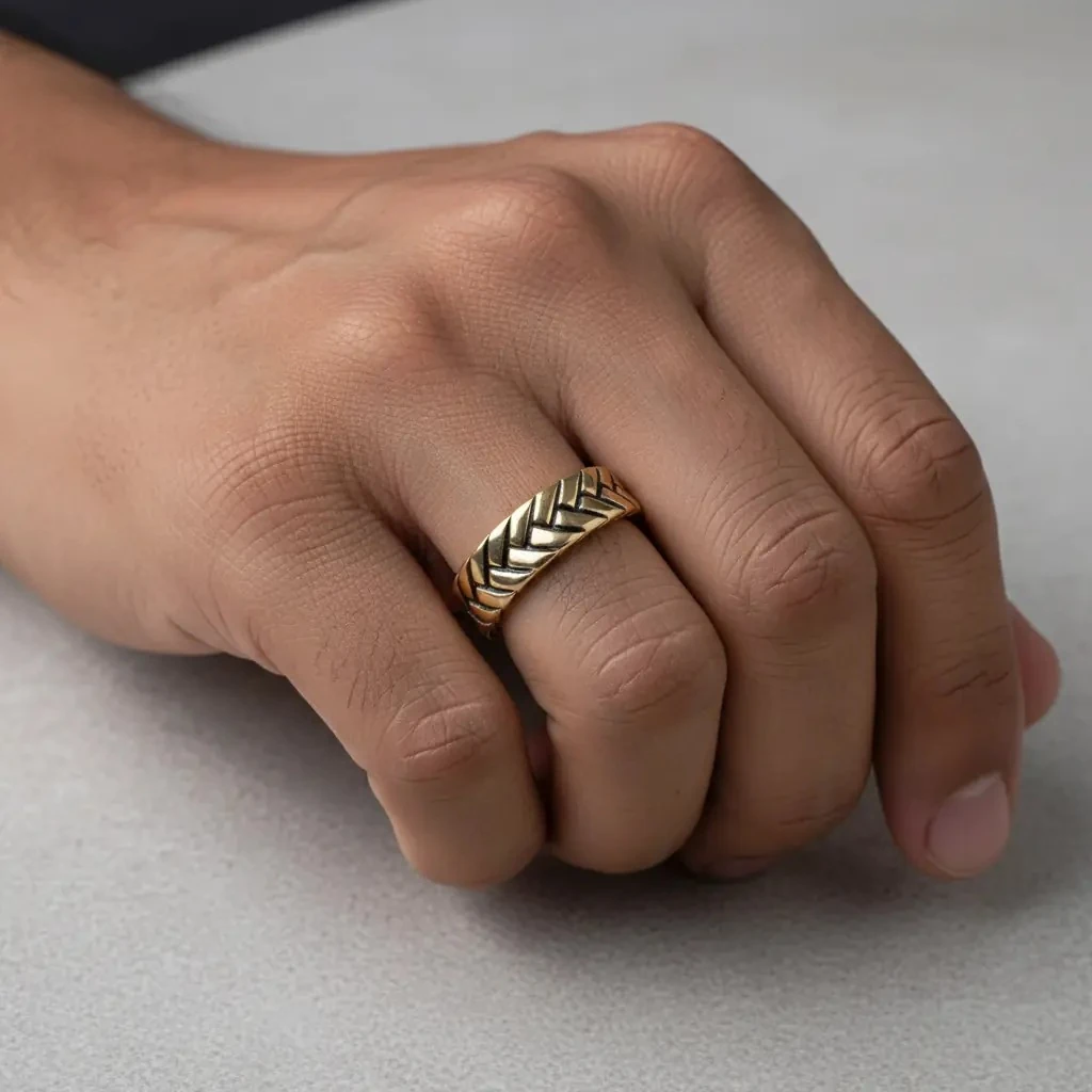 Visino Ring | Erkek Çelik Yüzük