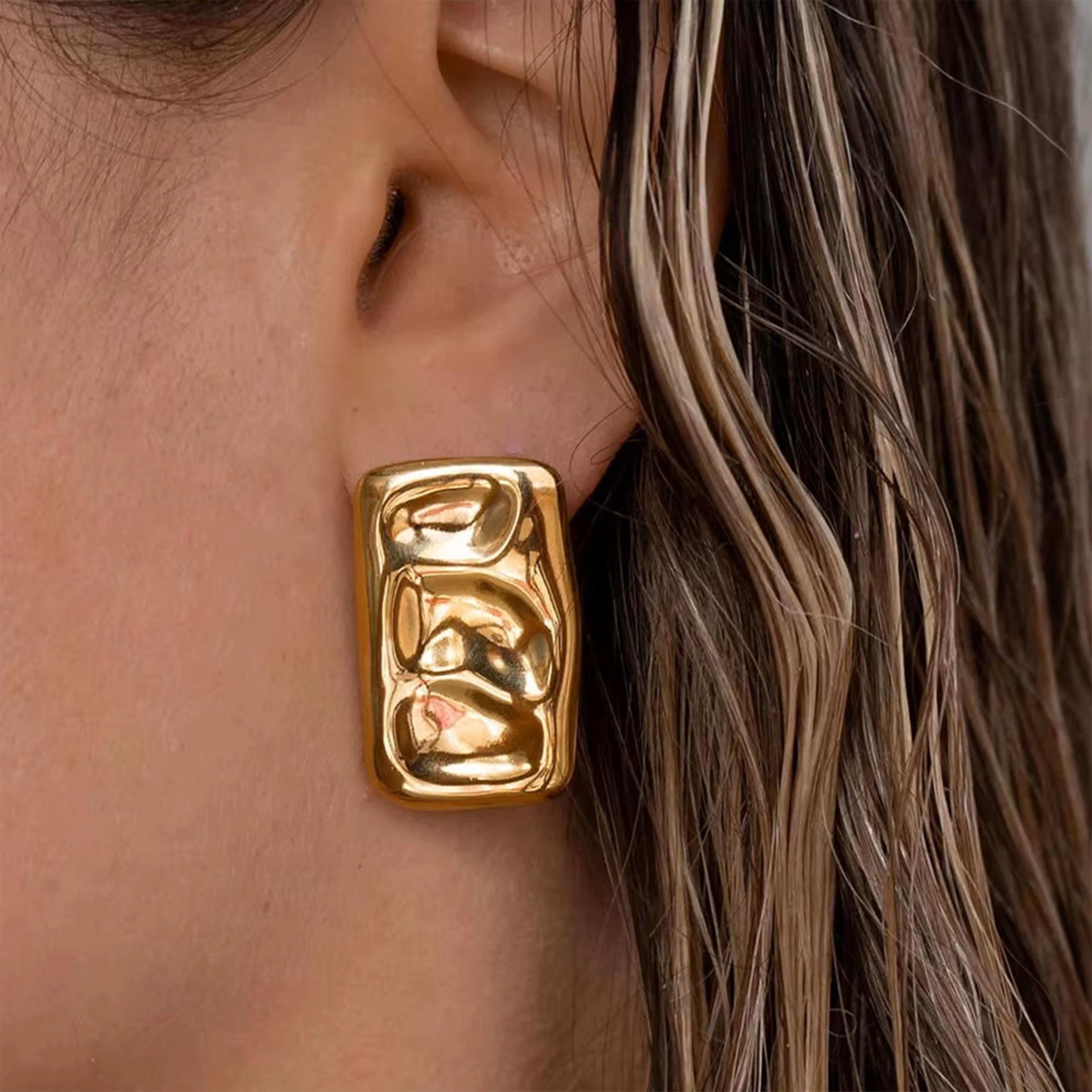  Lunara Earring | Çelik Küpe