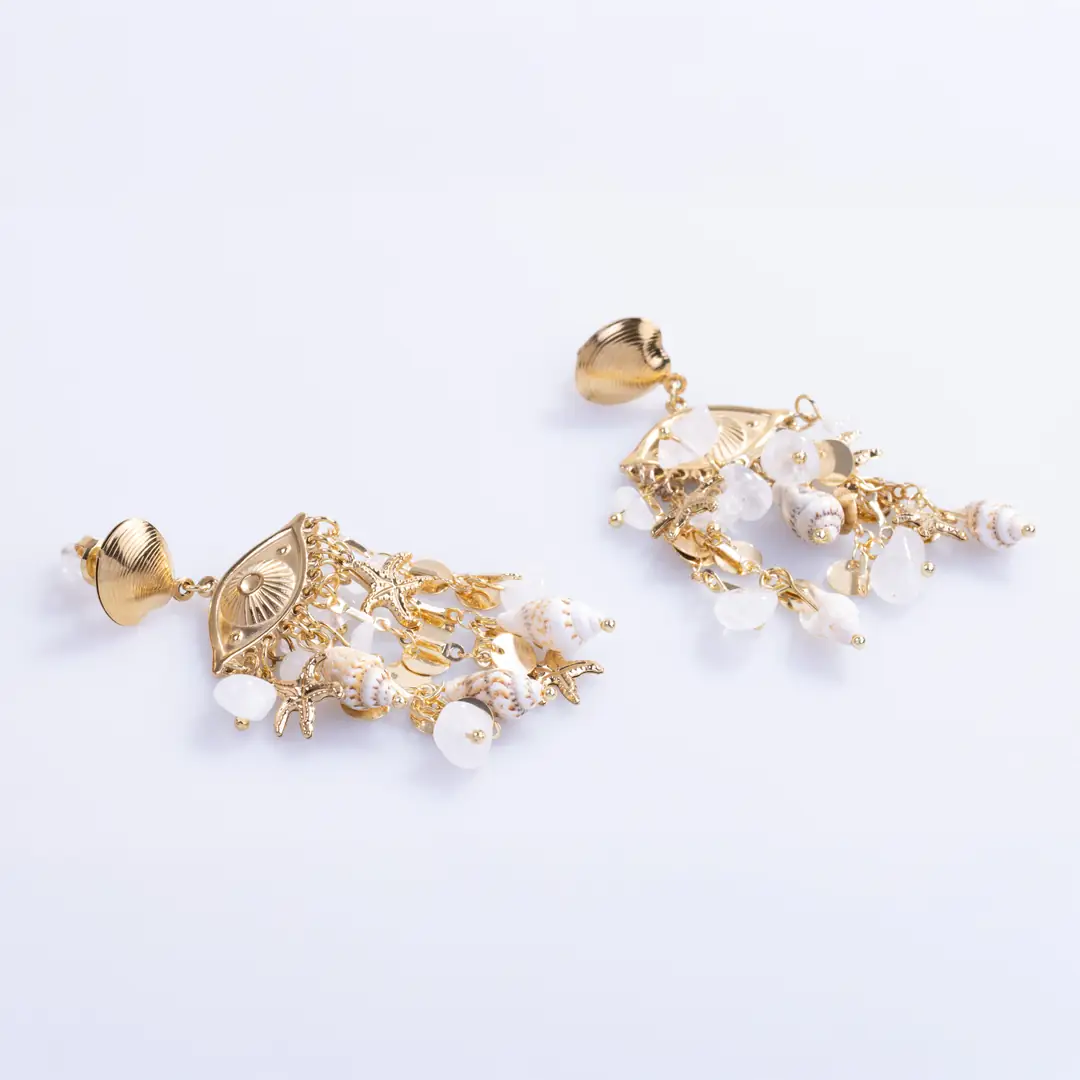 Coralune Earring | Çelik Küpe